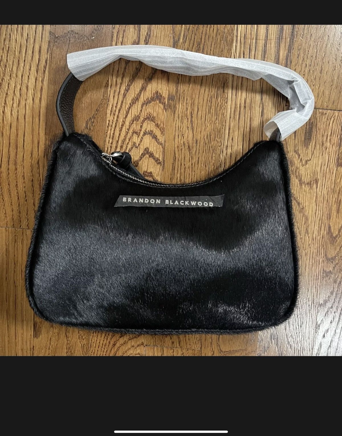 Brandon Blackwood Brandon Blackwood New York Hand Bag Pony Hair Black Women’s Size ONE SIZE - 1 Thumbnail