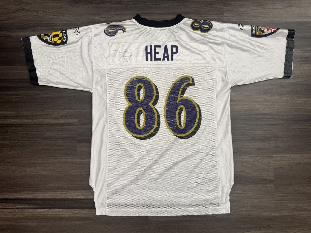 Reebok Todd Heap #86 Baltimore Ravens Autographed Jersey (NO COA Size US M / EU 48-50 / 2 - 1 Thumbnail
