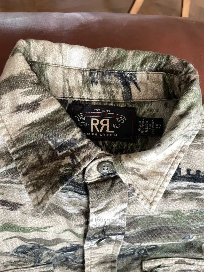 RRL Ralph Lauren RRL Ralph Lauren Military oil painting printed shirt Size US XS / EU 42 / 0 - 3 Thumbnail