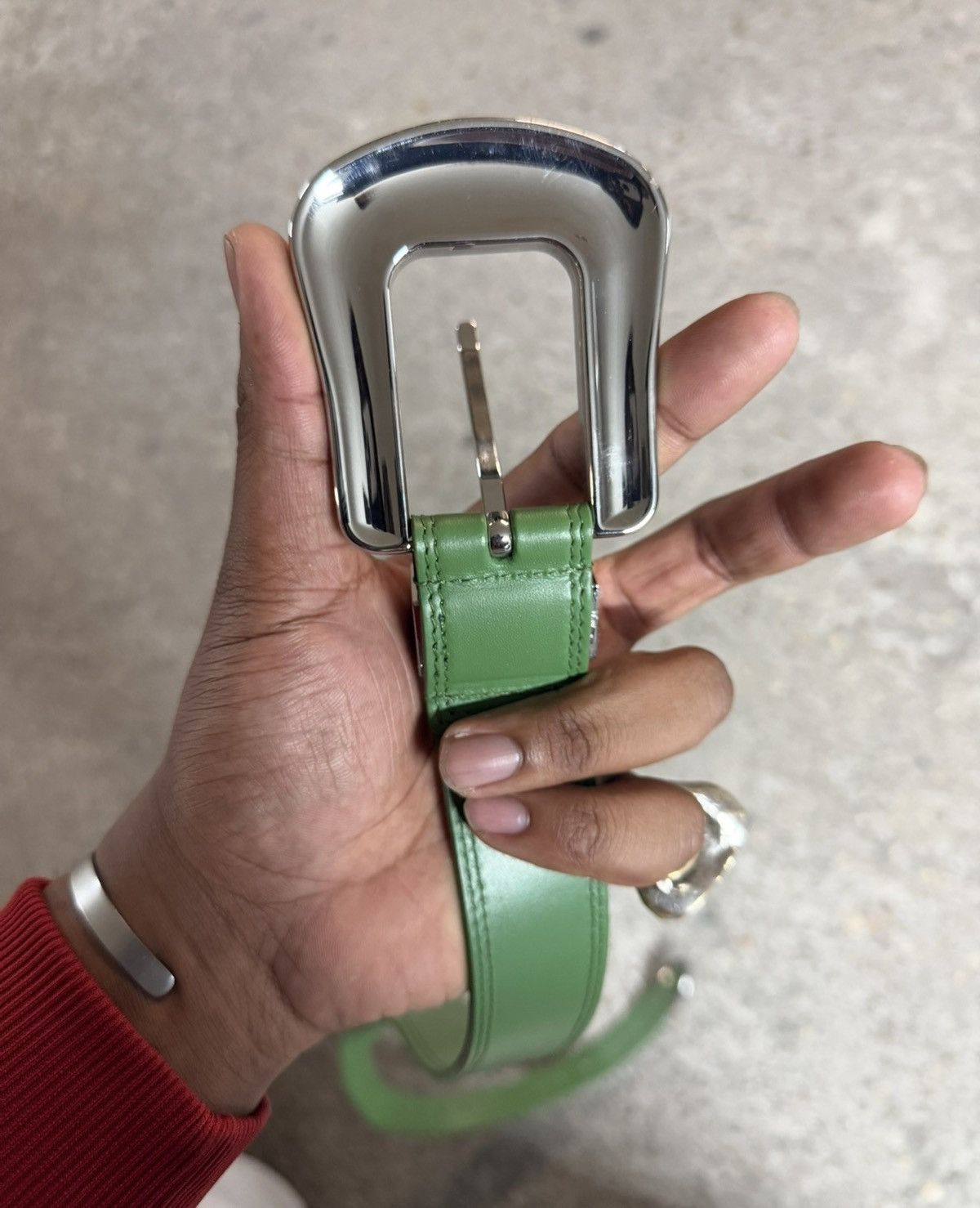 Other Diemm Green Leather Belt Size ONE SIZE - 3 Thumbnail