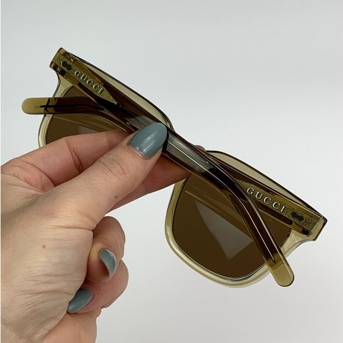 Gucci NEW Gucci Sunglasses GG1523S 004 Yellow Brown Men Authentic Size ONE SIZE - 10 Thumbnail