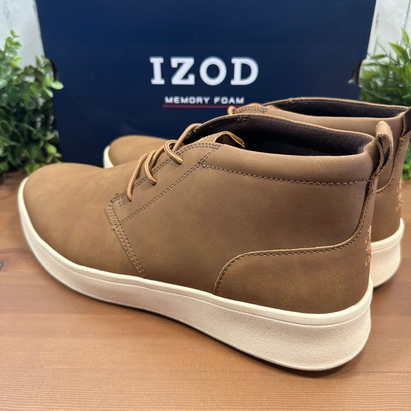 Izod IZOD Men's Palmer Chukka Boots Brown Size 9 Size US 9 / EU 42 - 4 Thumbnail