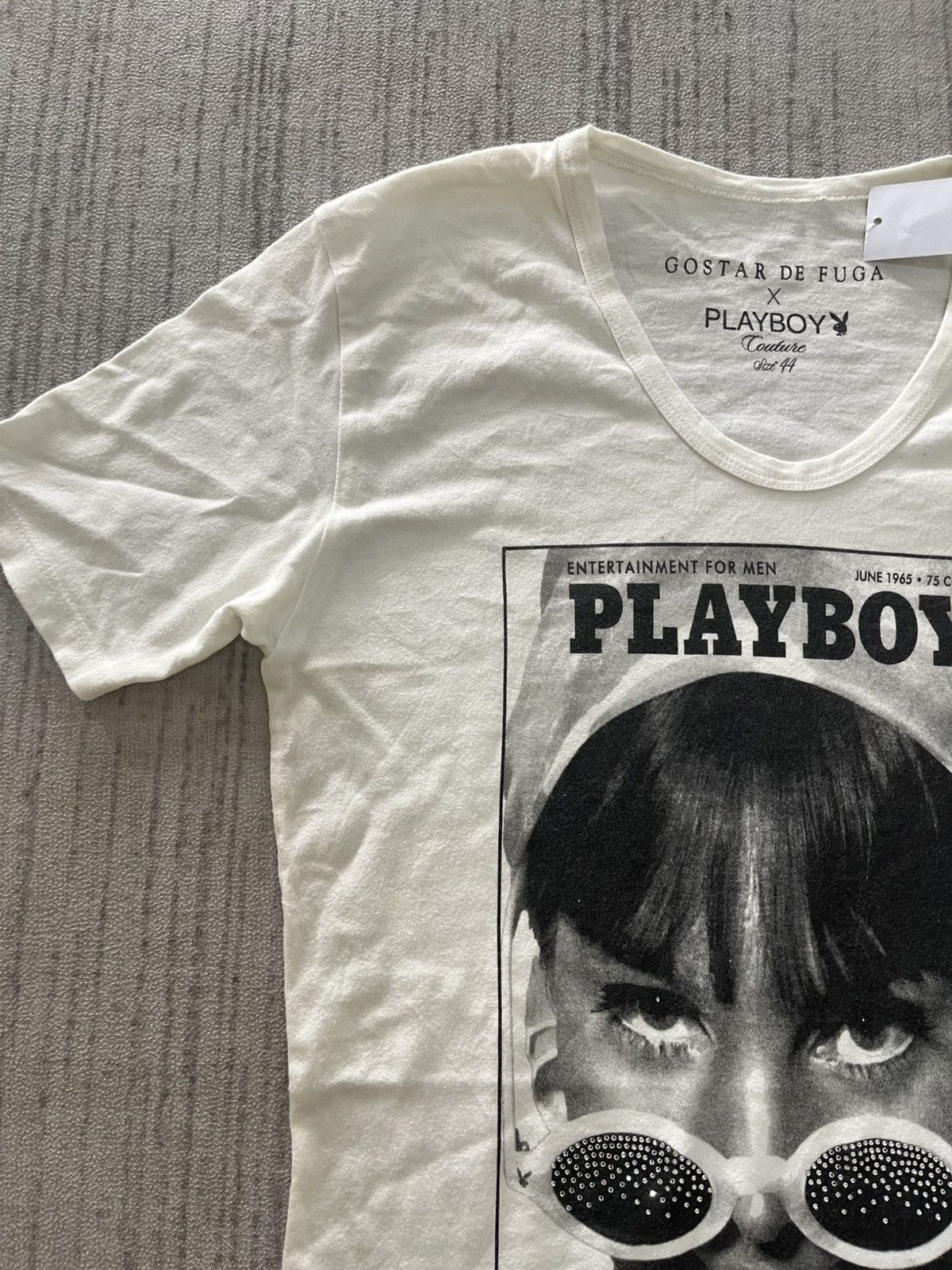 GOSTAR DE FUGA Gostar de fuga x playboy tshirt Size ONE SIZE - 2 Thumbnail