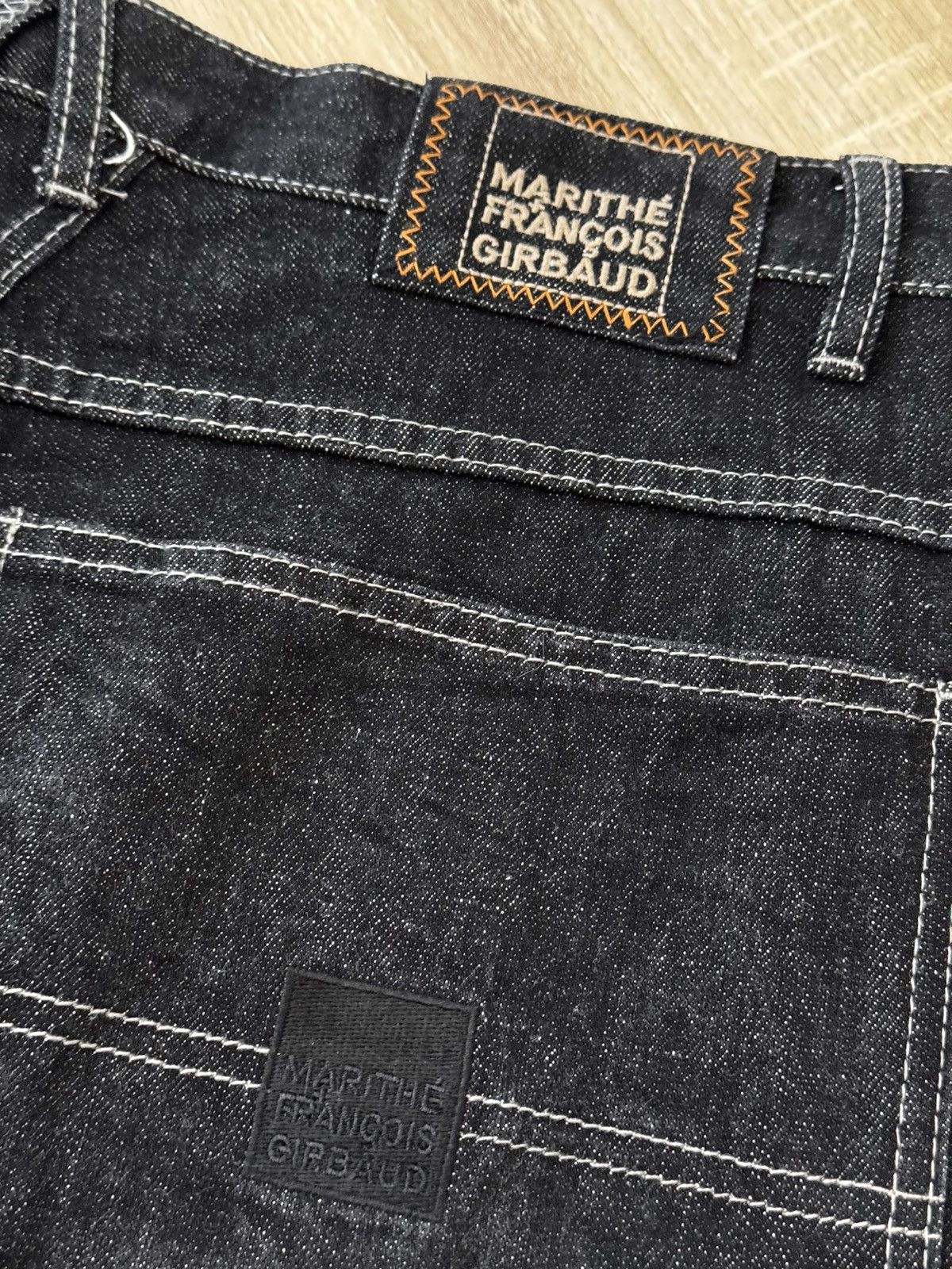 Marithe + Francois Girbaud Vintage Le Jean De Marithe Francois Girbaud LuxuryDenimJorts Size US 40 / EU 56 - 5 Thumbnail