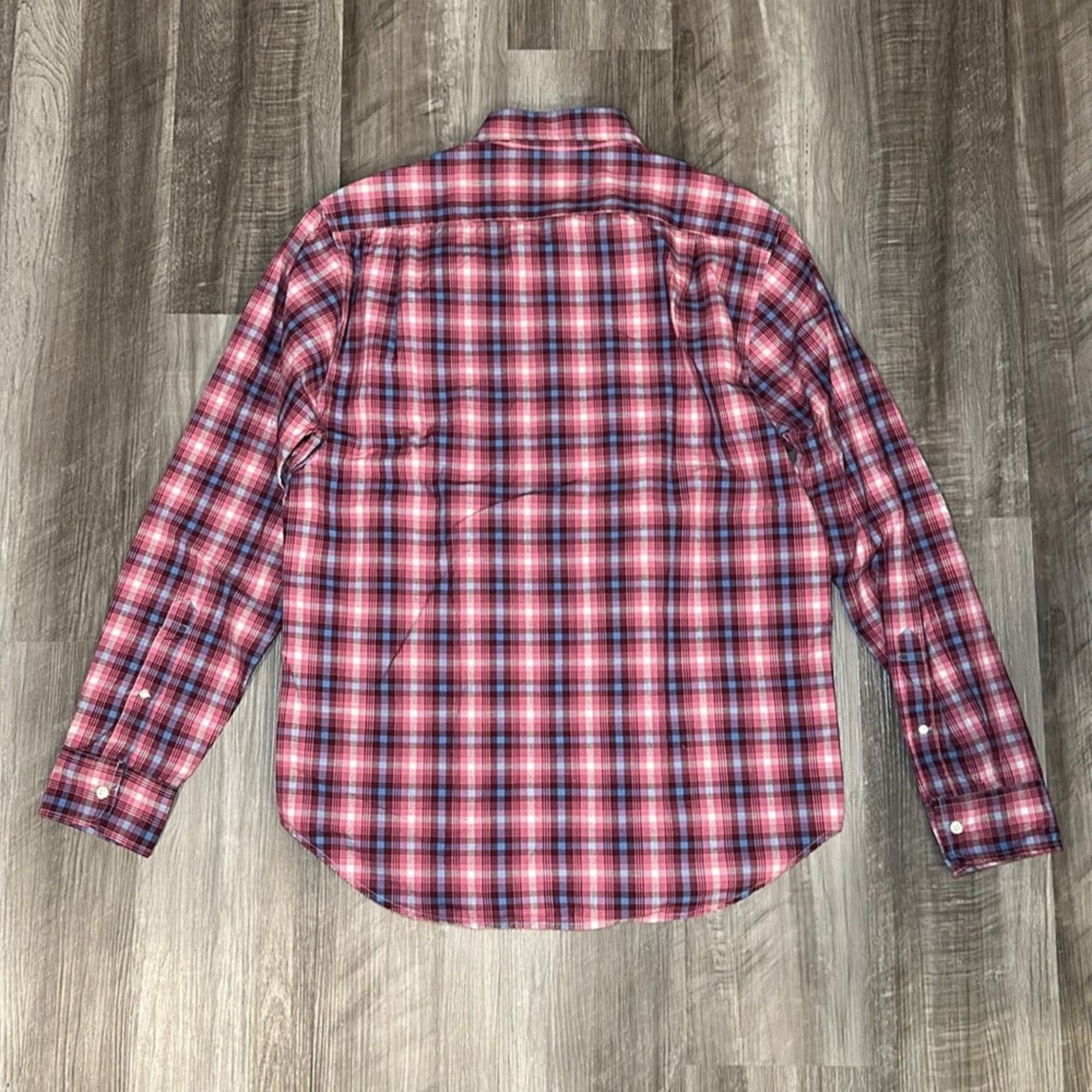 Bonobos Bonobos Standard Fit Long Sleeve Button Down - Large Long Size US L / EU 52-54 / 3 - 3 Thumbnail