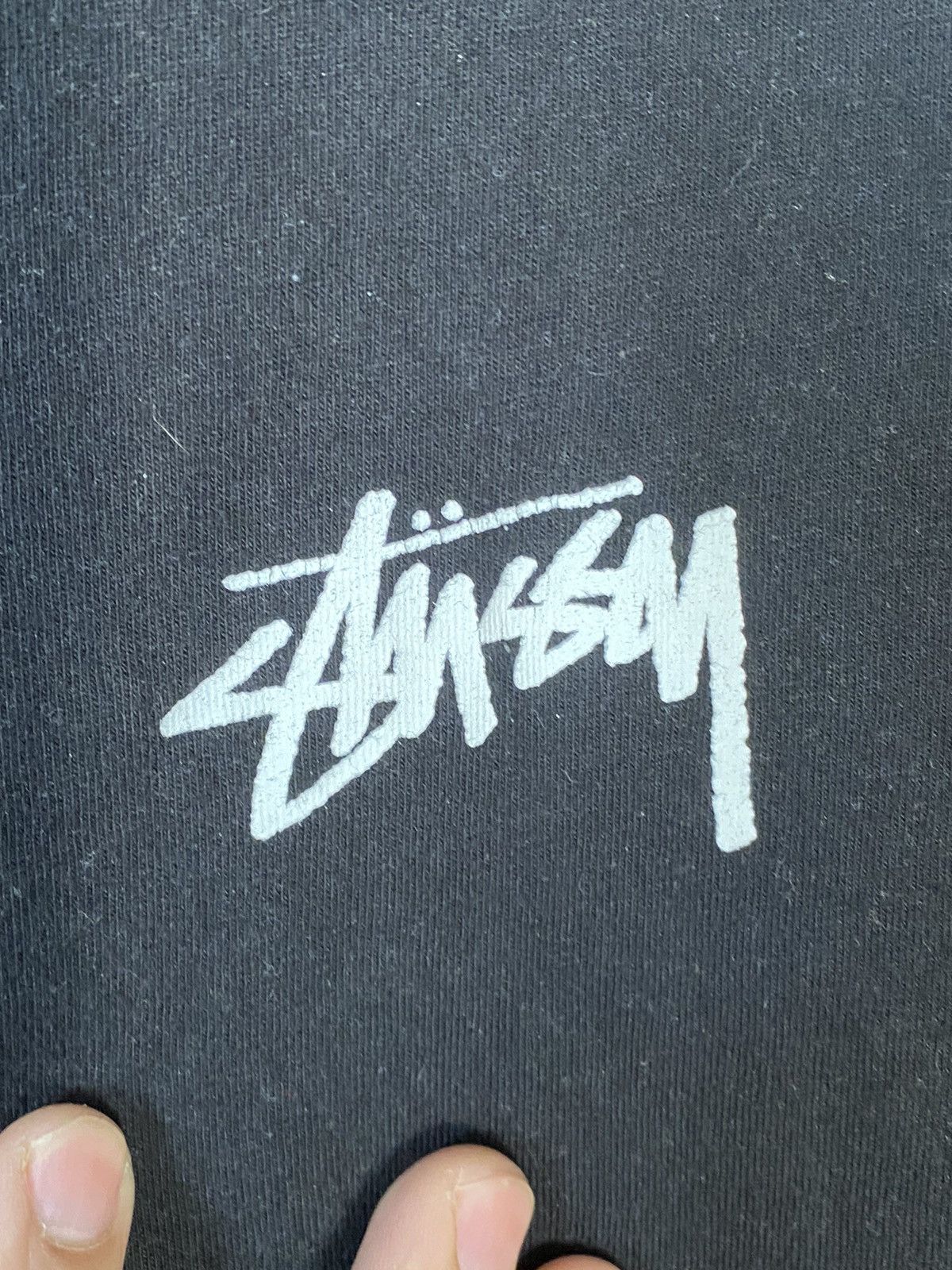 Stussy Stussy Big Logo Long Sleeve T Shirt Hype drill Size US M / EU 48-50 / 2 - 3 Thumbnail