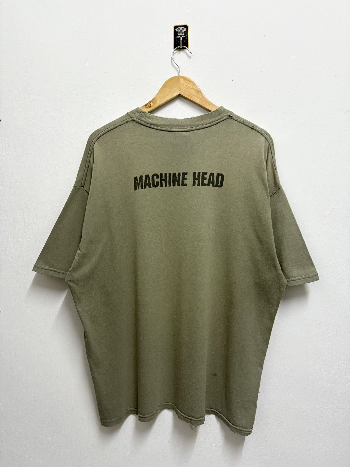 Band Tees × Vintage 2000's Machine Head Heavy Metal Distress T-Shirt Size US XL / EU 56 / 4 - 2 Thumbnail