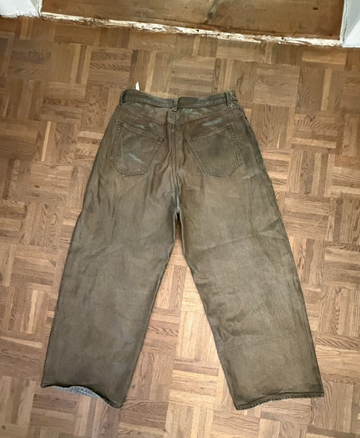 Acne Studios Acne Studios 2023 Oil Coated Jeans Size US 32 / EU 48 - 2 Thumbnail