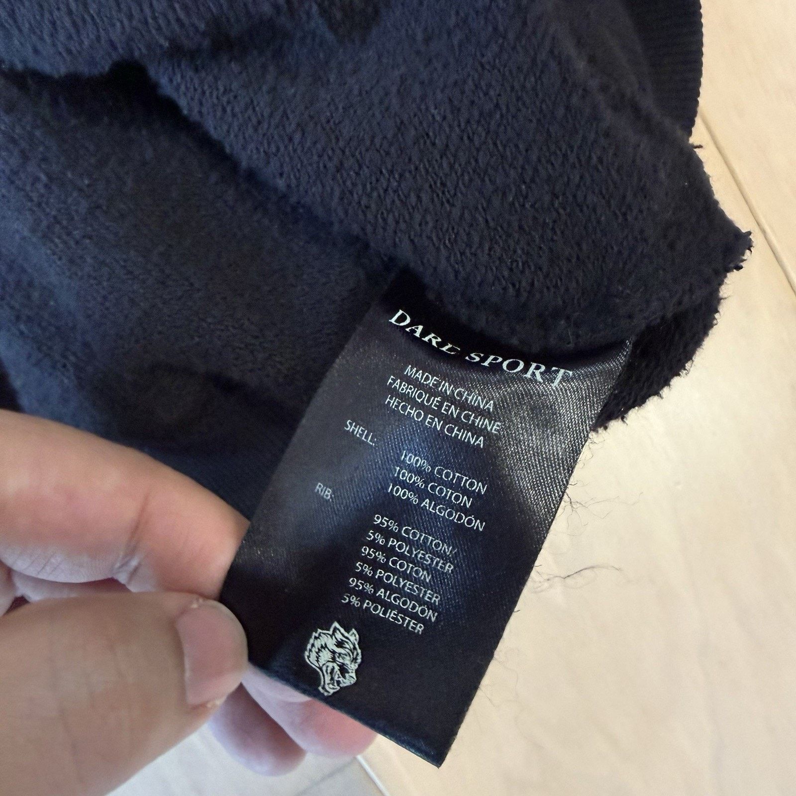 Darc Sport Darc Sport Wolves Club Sweatshirt M Black Fleece Pullover Size US M / EU 48-50 / 2 - 7 Thumbnail