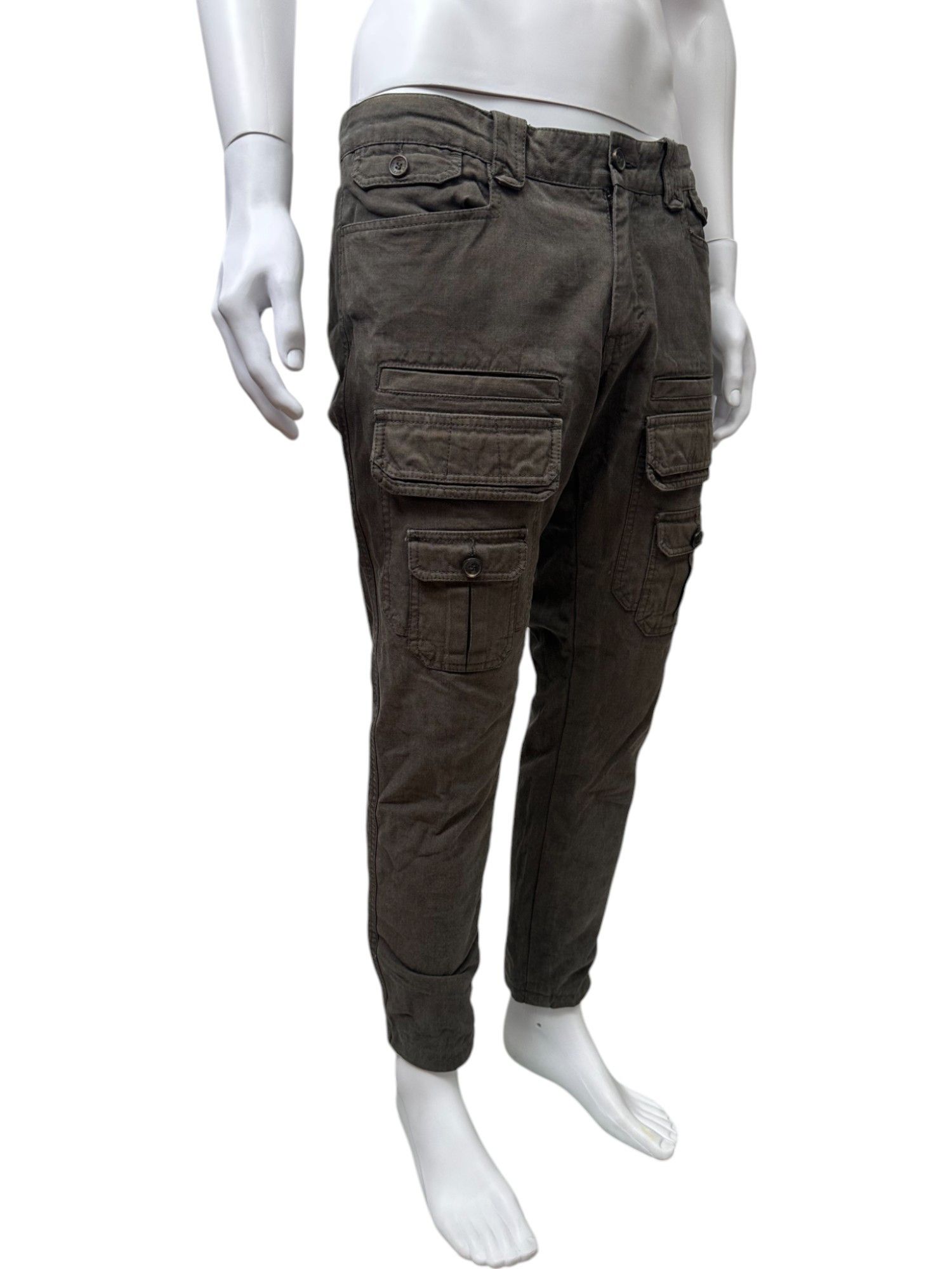 Dolce & Gabbana Early 00's Multipocket Grey Pants Size US 34 / EU 50 - 4 Thumbnail