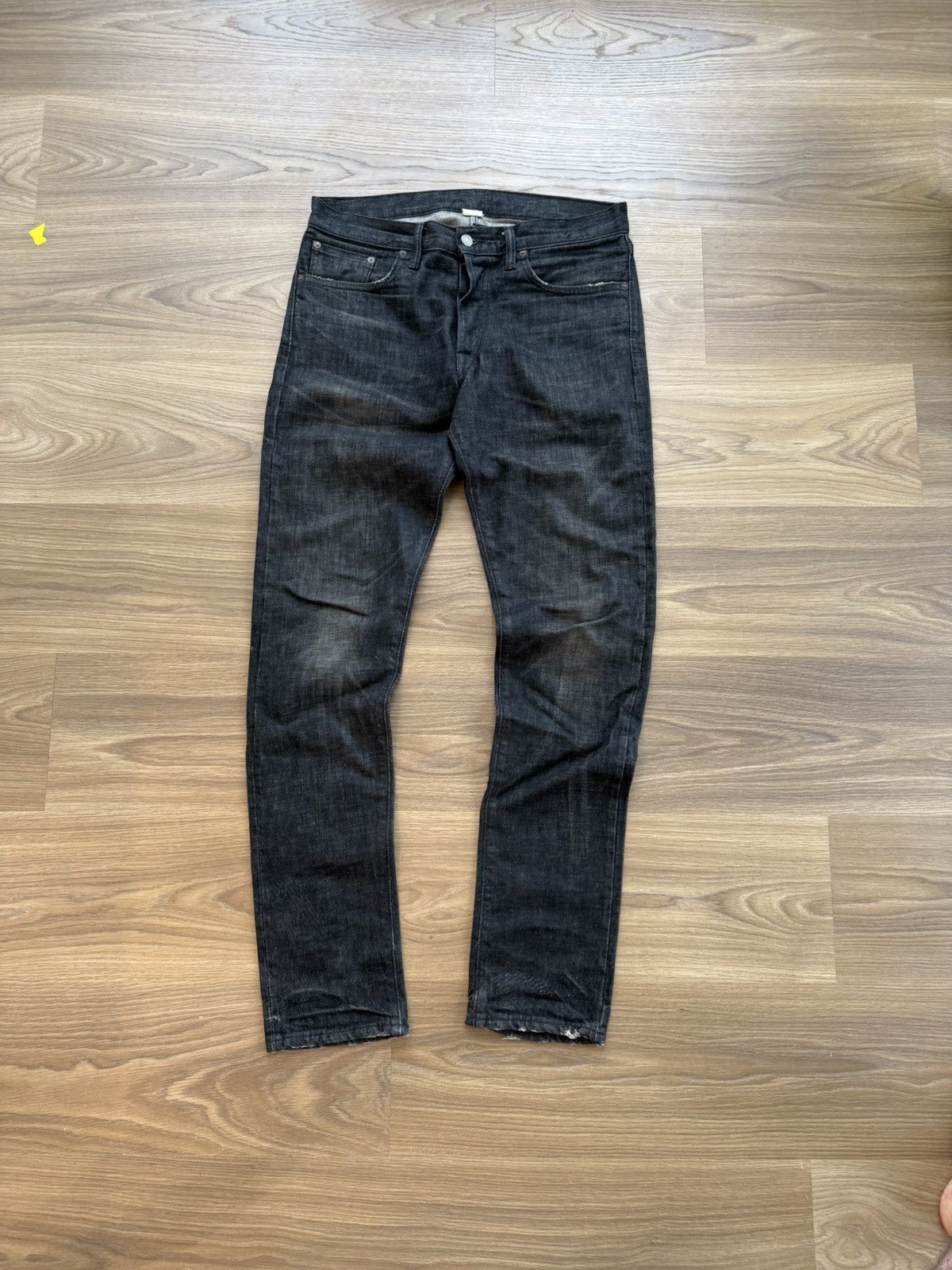 RRL Ralph Lauren RRL Men’s Slim Narrow Jeans, Sz 30 X 32, Black wash Size US 30 / EU 46 - 1 Thumbnail