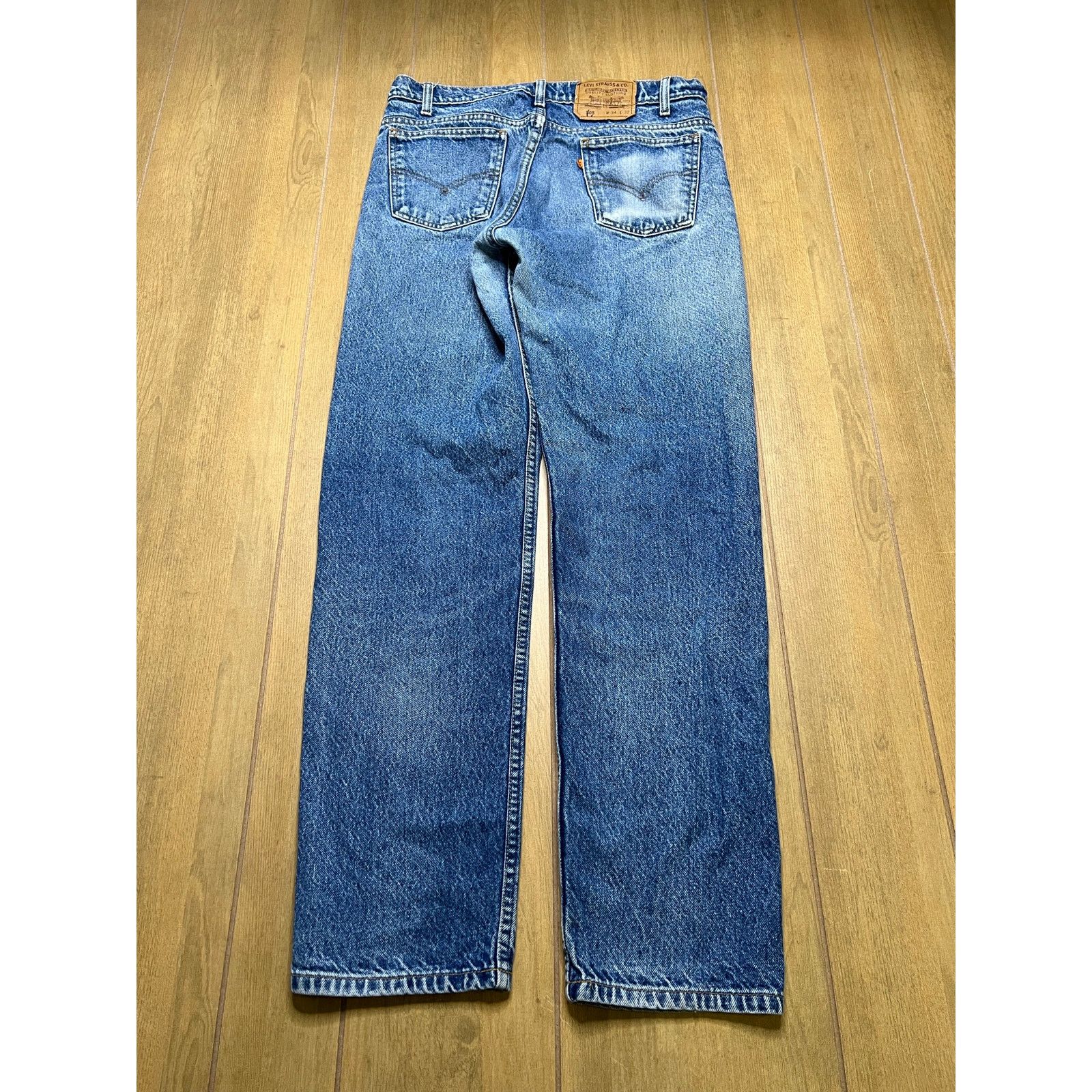 Levi's Vintage Levi’s 505 90s Jeans 32x30 Orange Tab Made Mexico Size US 34 / EU 50 - 6 Thumbnail