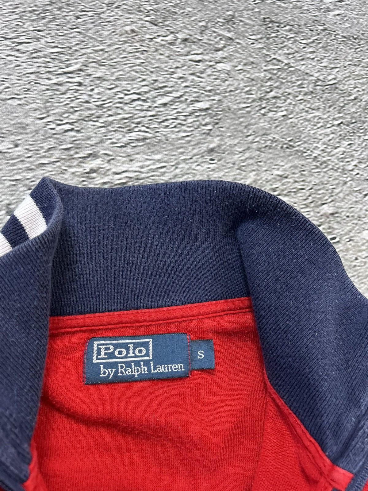 Polo Ralph Lauren × Ralph Lauren × Vintage Chief Keef Polo Ralph Lauren red zip sweatshirt big pony red Size US S / EU 44-46 / 1 - 5 Thumbnail