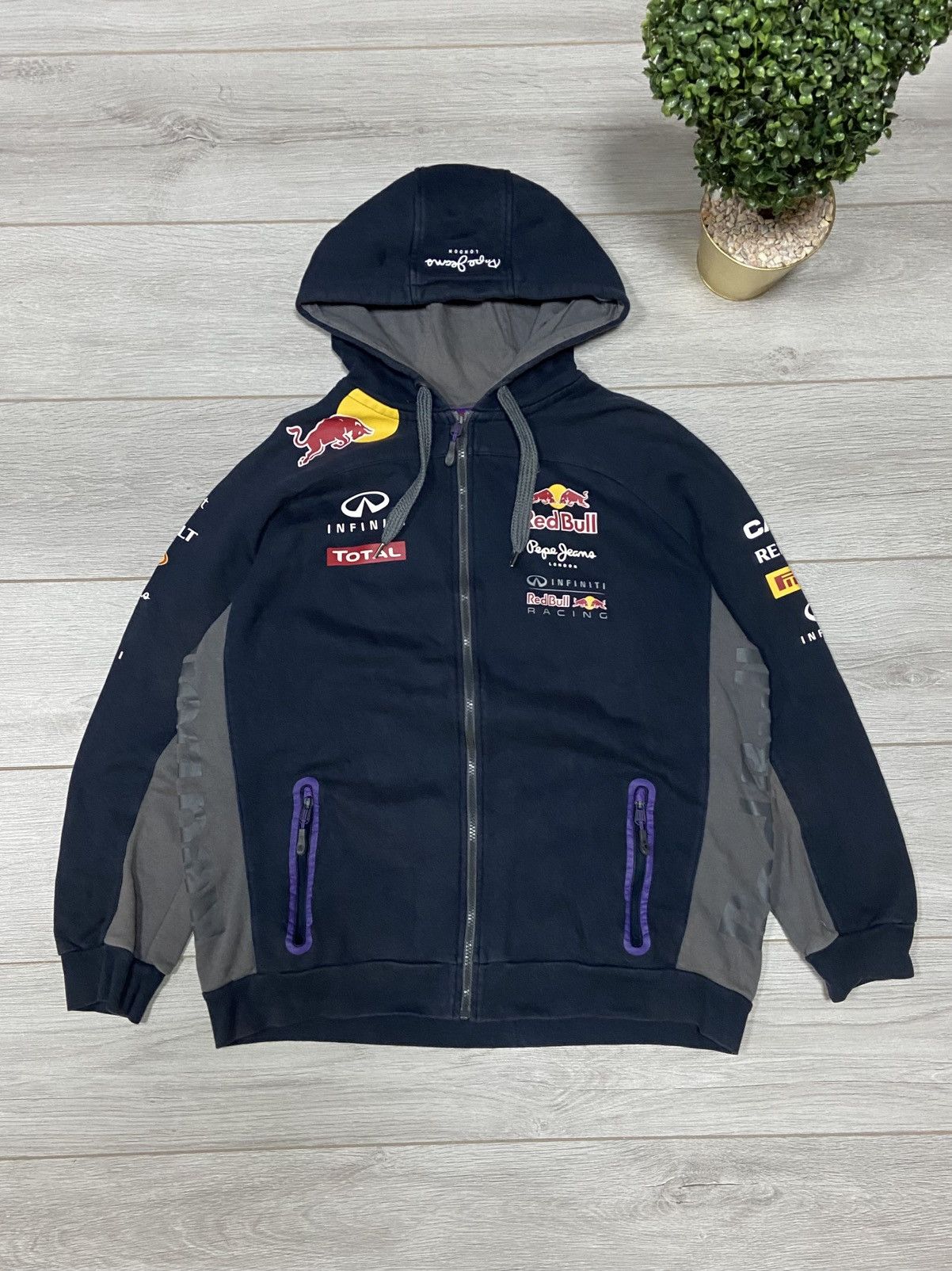 Red Bull Red Bull Infinity Pepe jeans vintage big logo zip Size US XXL / EU 58 / 5 - 2 Thumbnail