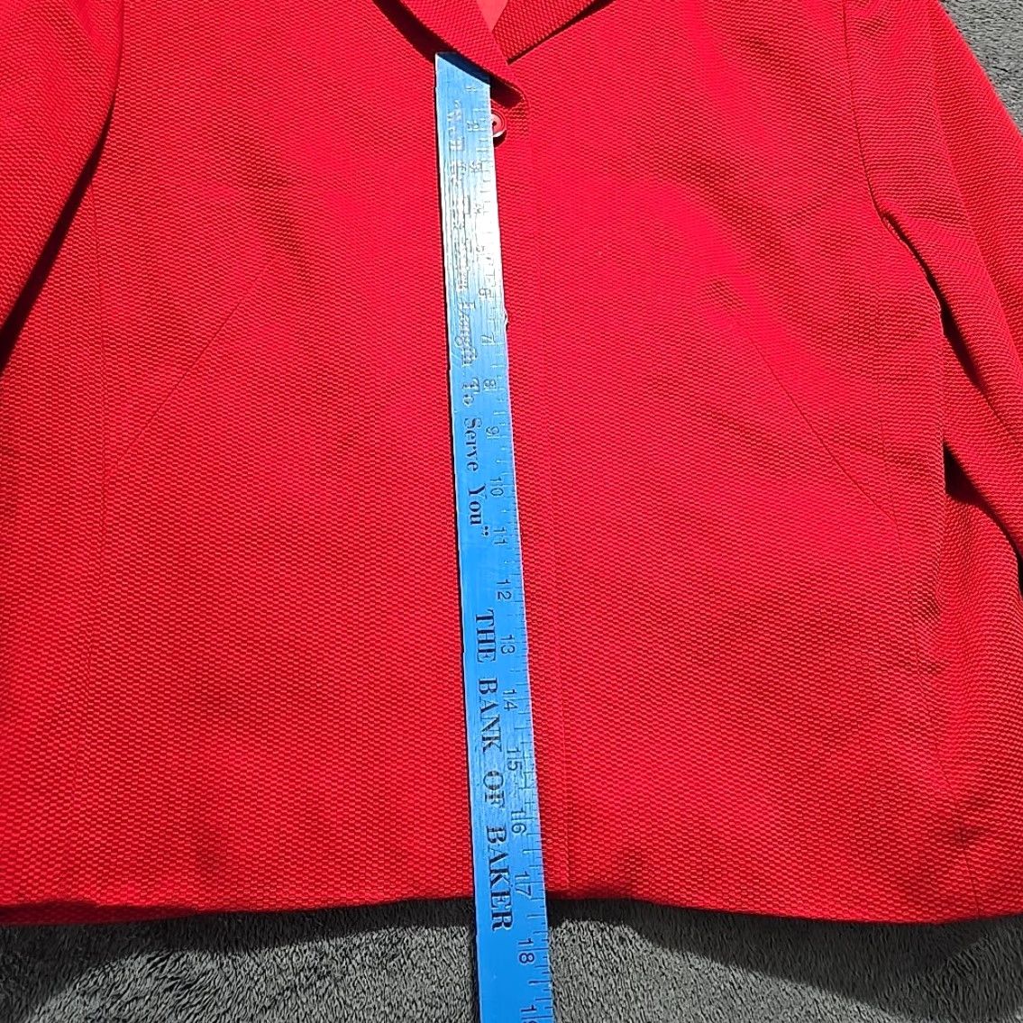 Pendleton VINTAGE Pendleton Jacket Size 14 Red Short Cropped Button Womens Size 36" / US 14 / IT 50 - 7 Thumbnail