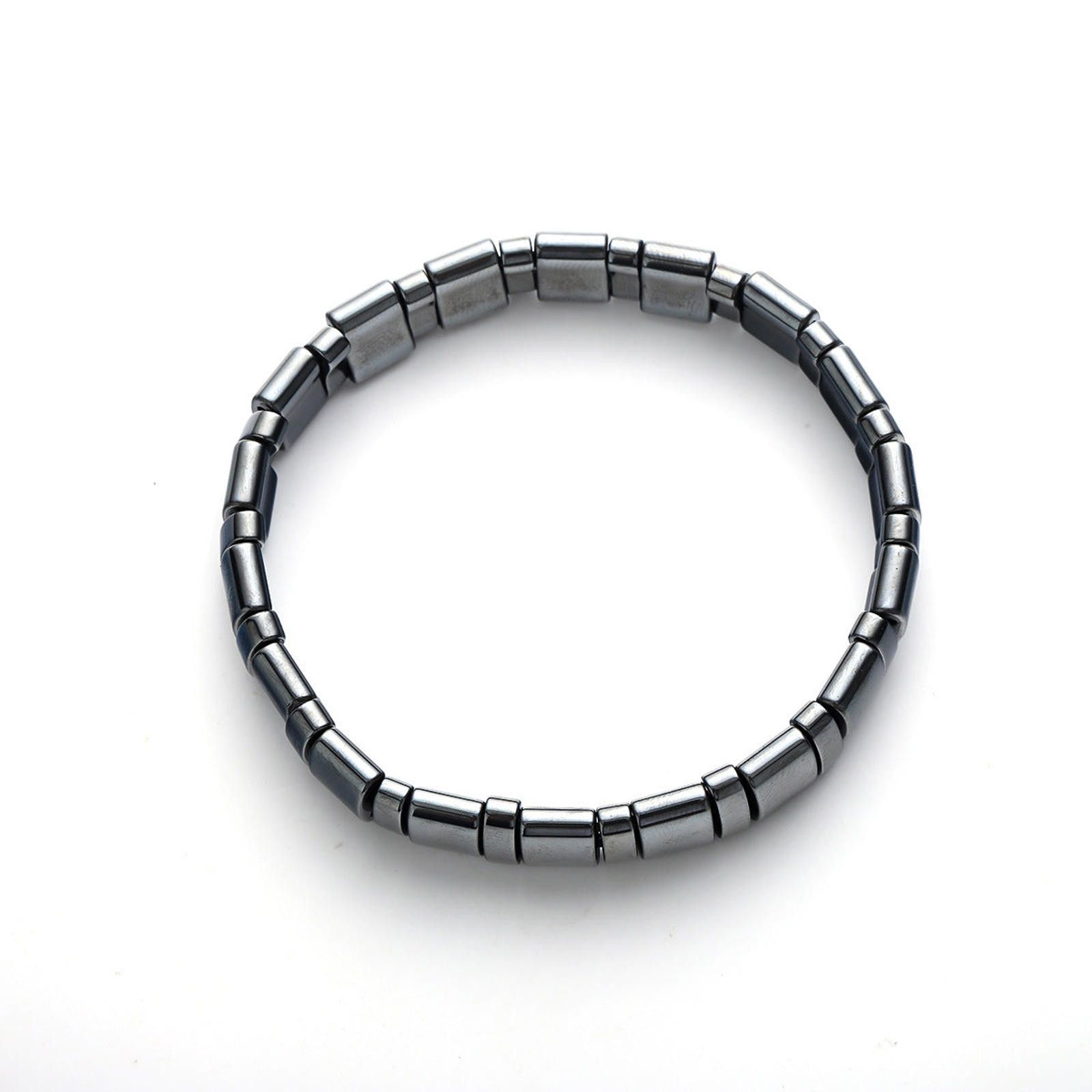 Jewelry Black Men's Magnetic Hematite Link Bracelet, Sleek Style Size ONE SIZE - 5 Thumbnail