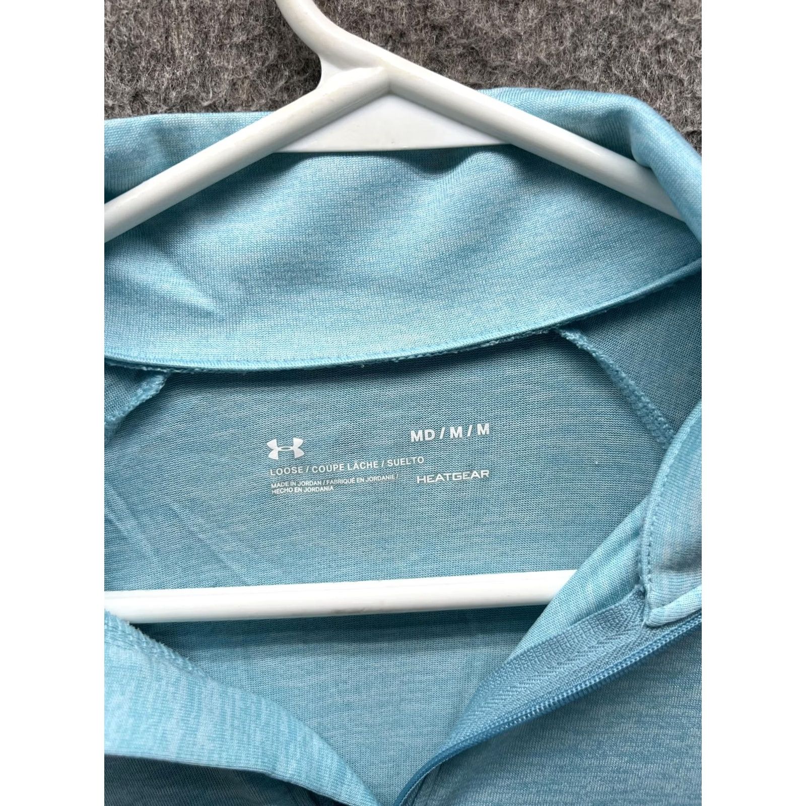 Under Armour Under Armour HeatGear Pullover Mens Medium Blue 1/4 Zip Performance Top Size US M / EU 48-50 / 2 - 2 Thumbnail