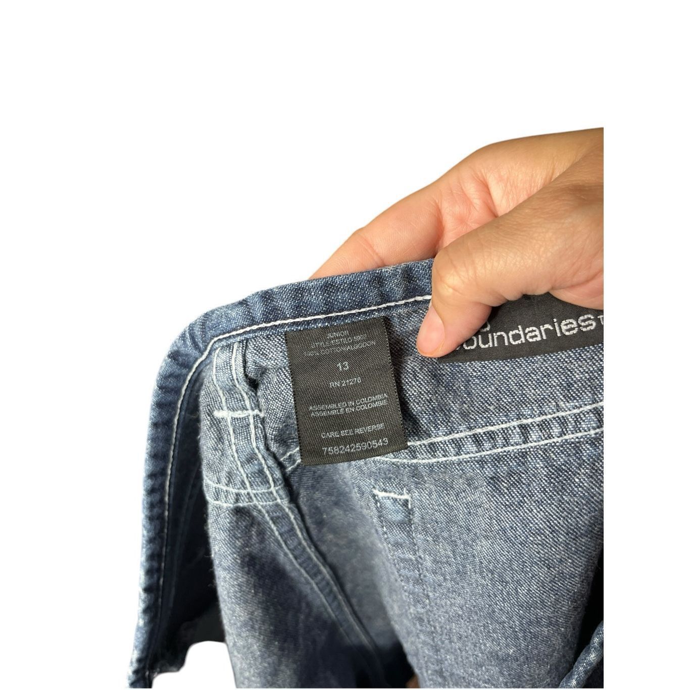Other Vintage No Boundaries Y2K Denim Shorts Size 13 Size 34" / US 12 / IT 48 - 5 Thumbnail
