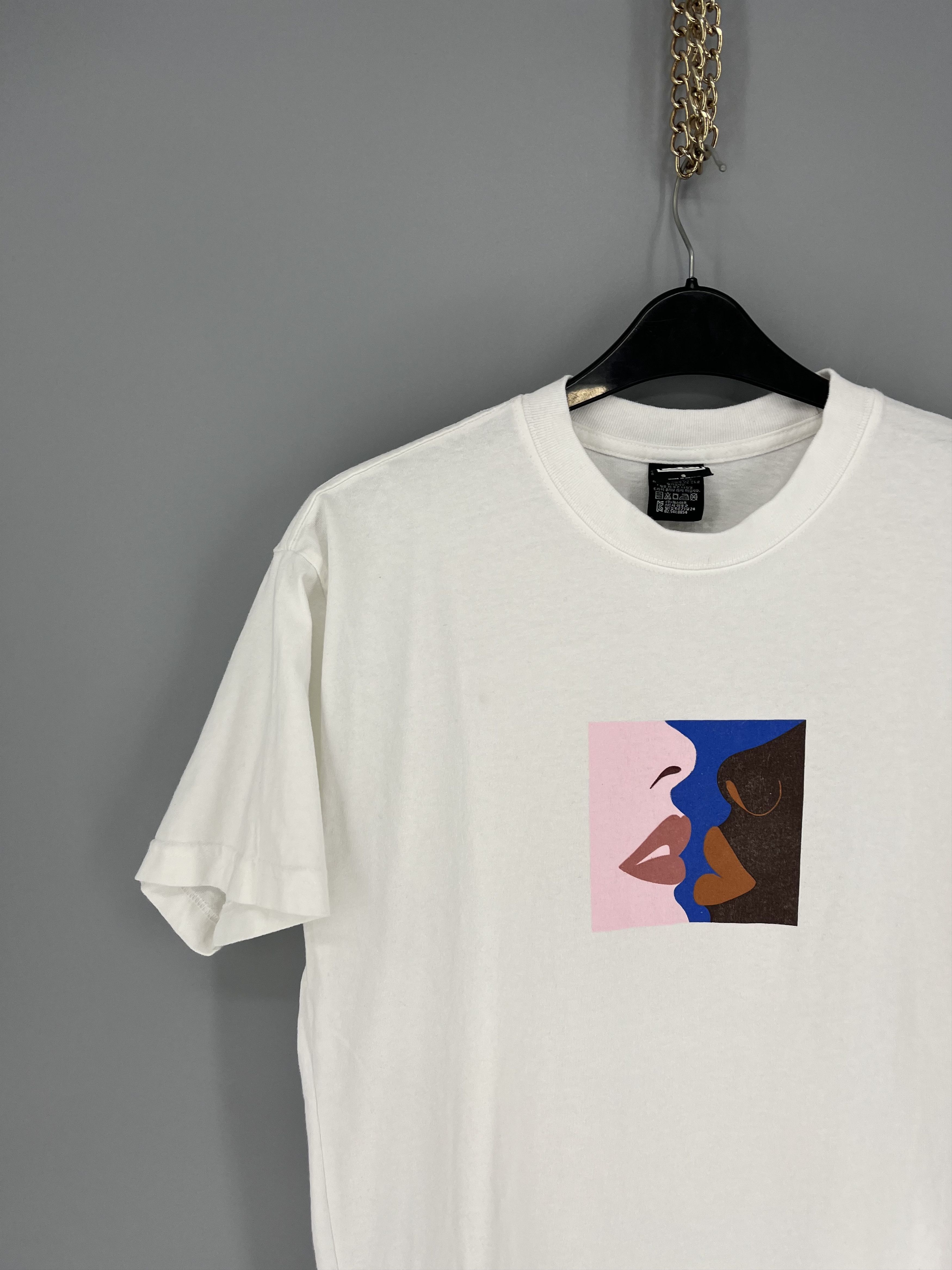 Japanese Brand × Obey Vintage Obey 90s Made in USA White Graphic Tee Shirt Y2K M Size US S / EU 44-46 / 1 - 4 Thumbnail