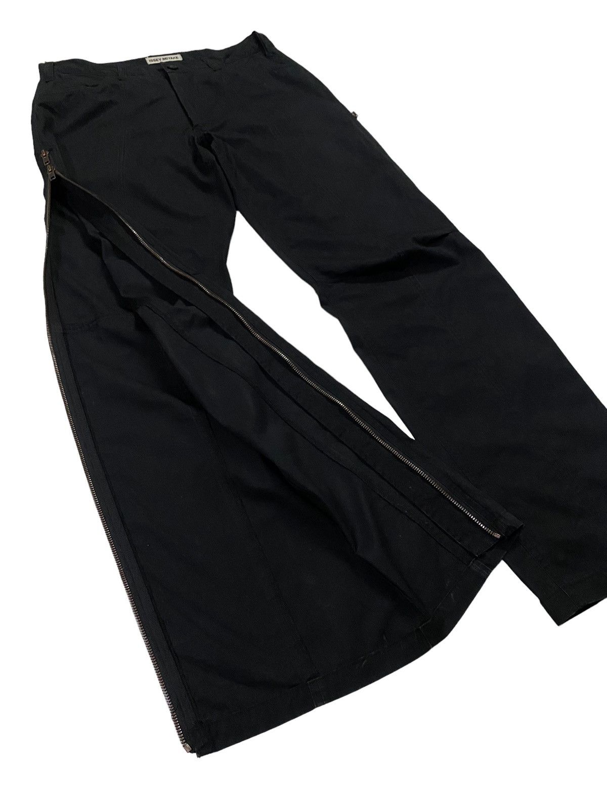 Issey Miyake Issey Miyake zipper Side Slit Wide Leg Trousers Pants Size US 29 - 15 Thumbnail