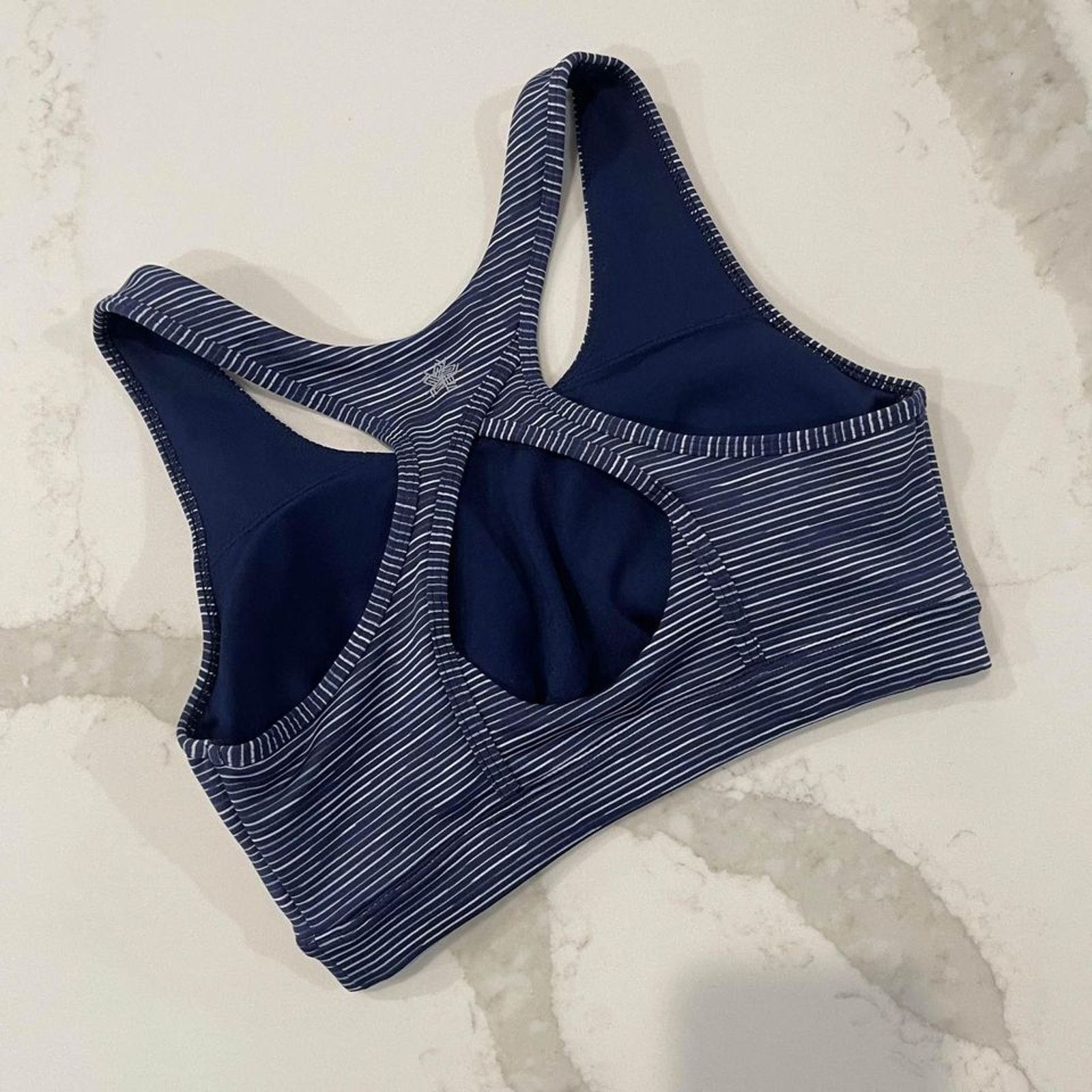 Tek Gear Tek Gear Padded Sports Bra Blue Medium Support Womens Small Size ONE SIZE - 2 Thumbnail