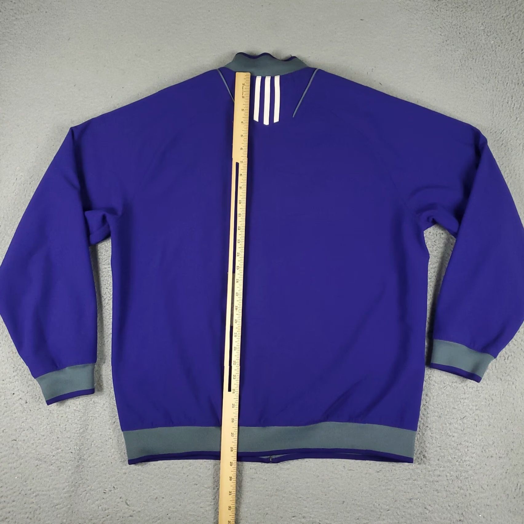 Adidas Adidas Jacket Mens Regular Size M Purple Full Zip Track Jacket Size US M / EU 48-50 / 2 - 5 Thumbnail