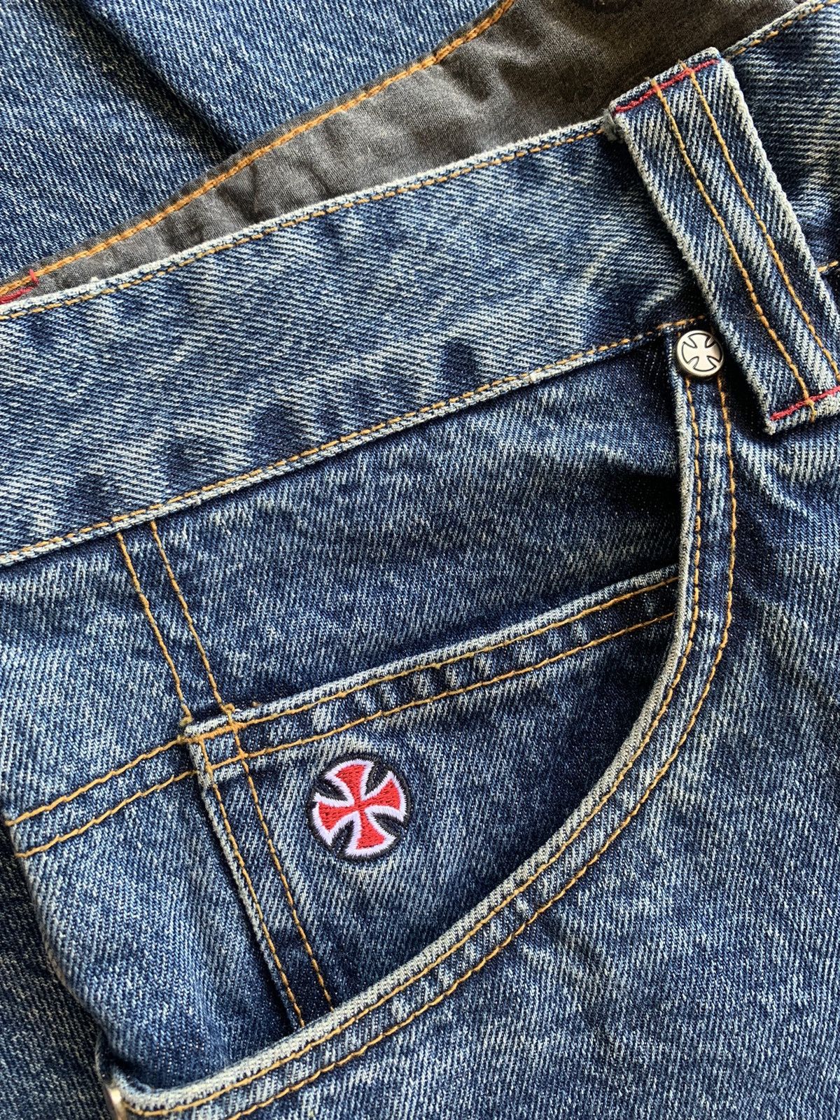 Independent Truck Co. 2000' Independent Denim Pants Size US 34 / EU 50 - 6 Thumbnail