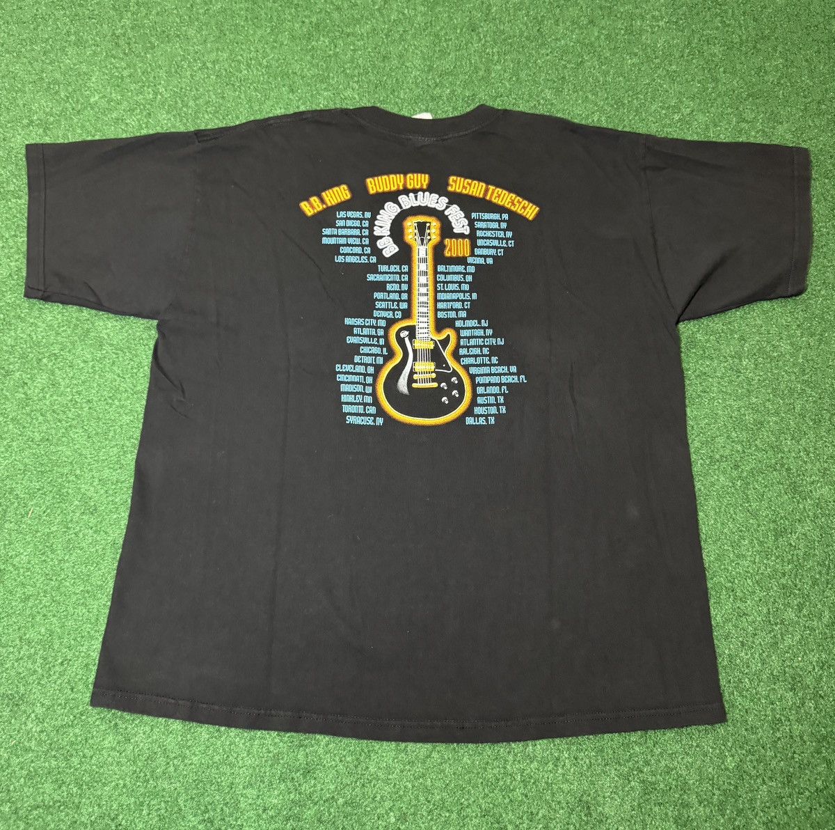 Band Tees Vintage BB King Blues Fest Buddy Guy Concert Tour T Shirt Size US XL / EU 56 / 4 - 4 Thumbnail