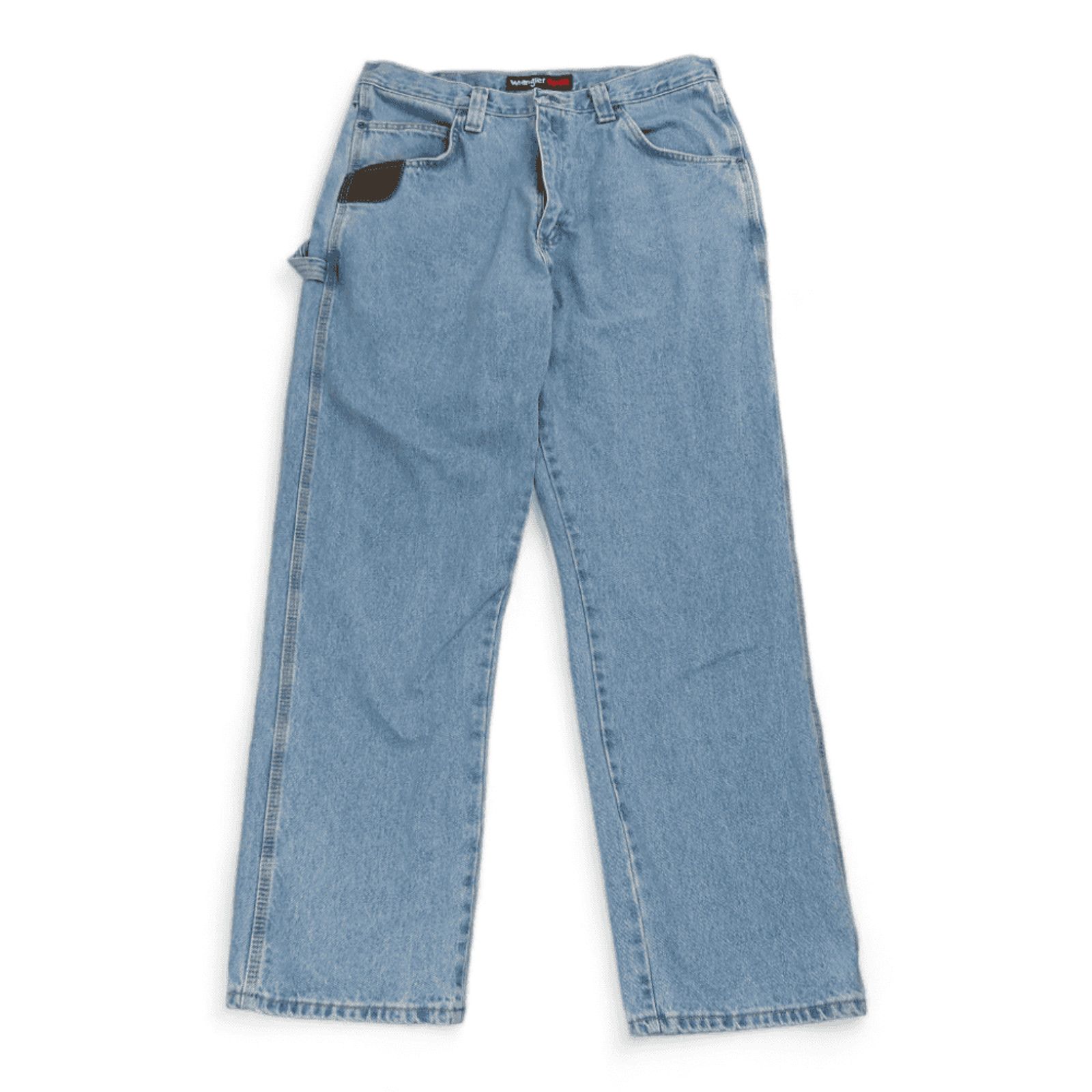 Wrangler Wrangler Jeans Blue Light Wash Riggs Workwear Carpenter Pant ...