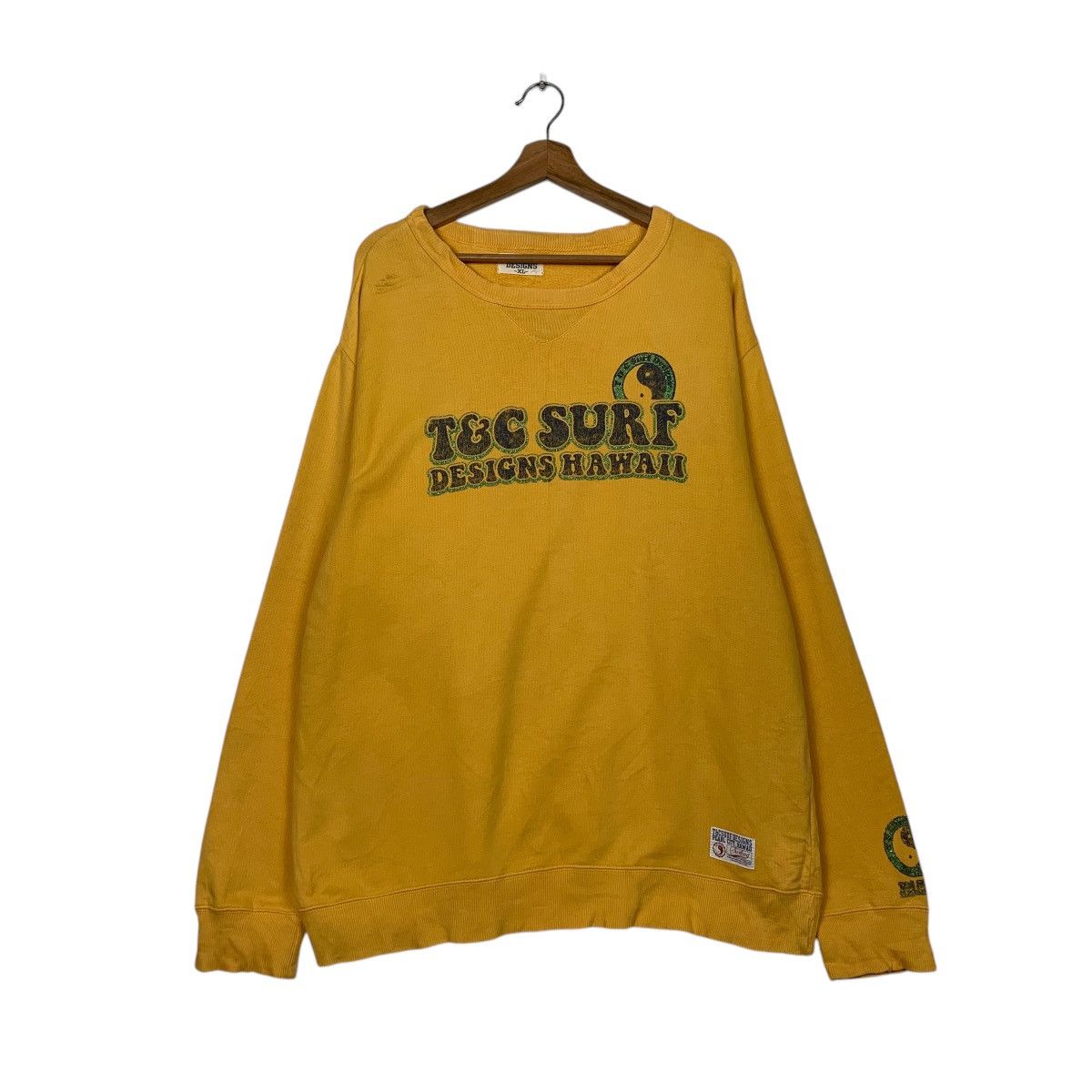 Japanese Brand Town And Country Surf Hawaii Crewneck Sweatshirt Size US XL / EU 56 / 4 - 1 Thumbnail