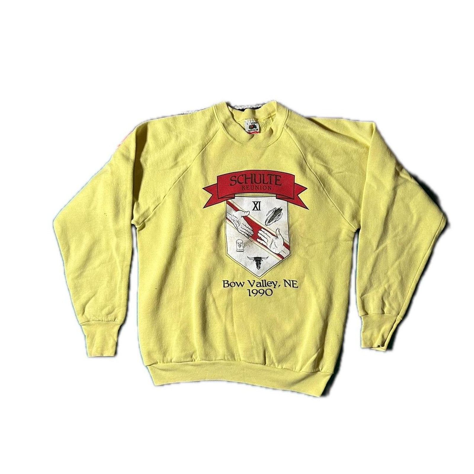 Fruit Of The Loom 90s nebraska schulte reunion crewneck Size US L / EU 52-54 / 3 - 1 Thumbnail