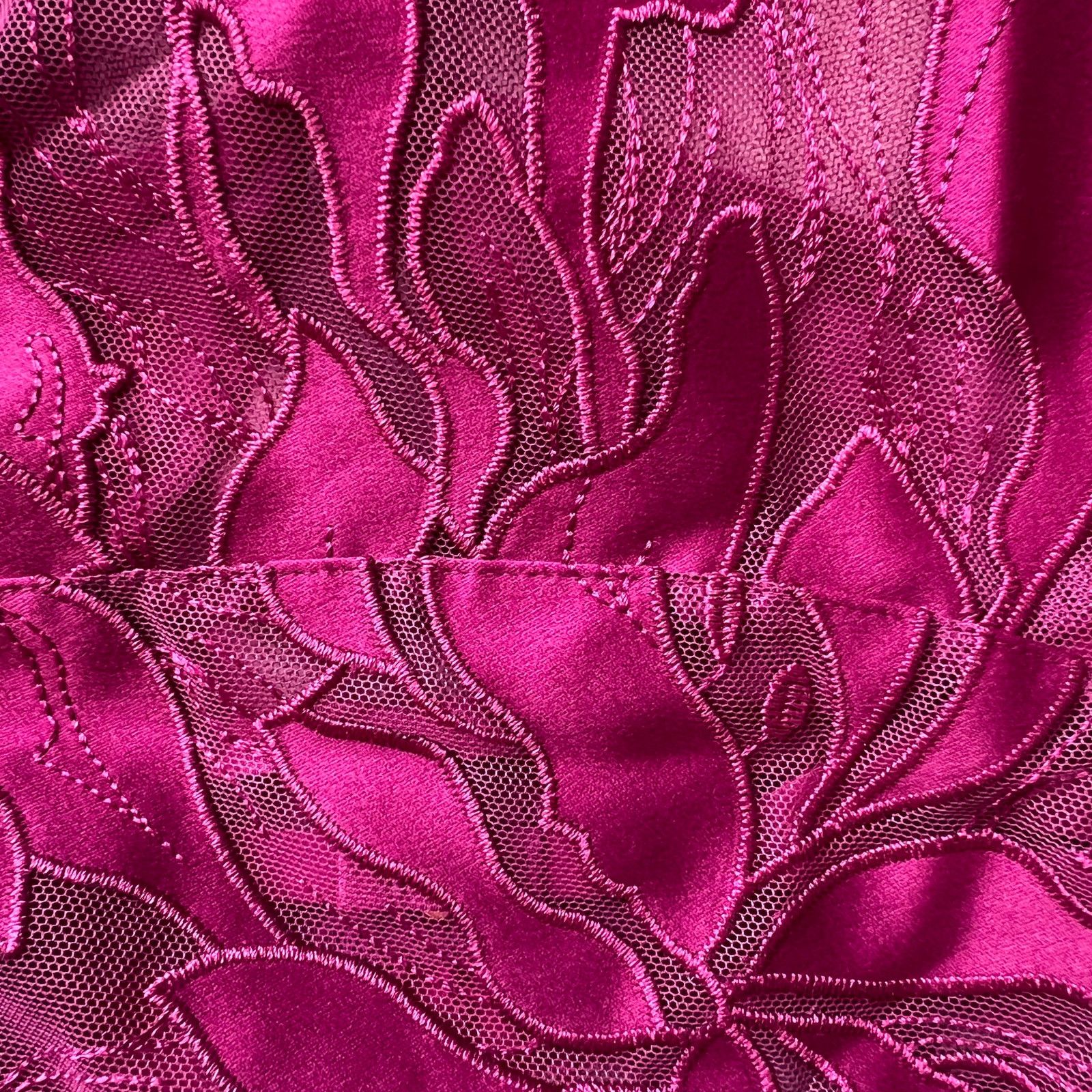Victoria's Secret VICTORIA'S SECRET Leaf Motif High Neck Floral Teddy, M Size M / US 6-8 / IT 42-44 - 3 Thumbnail
