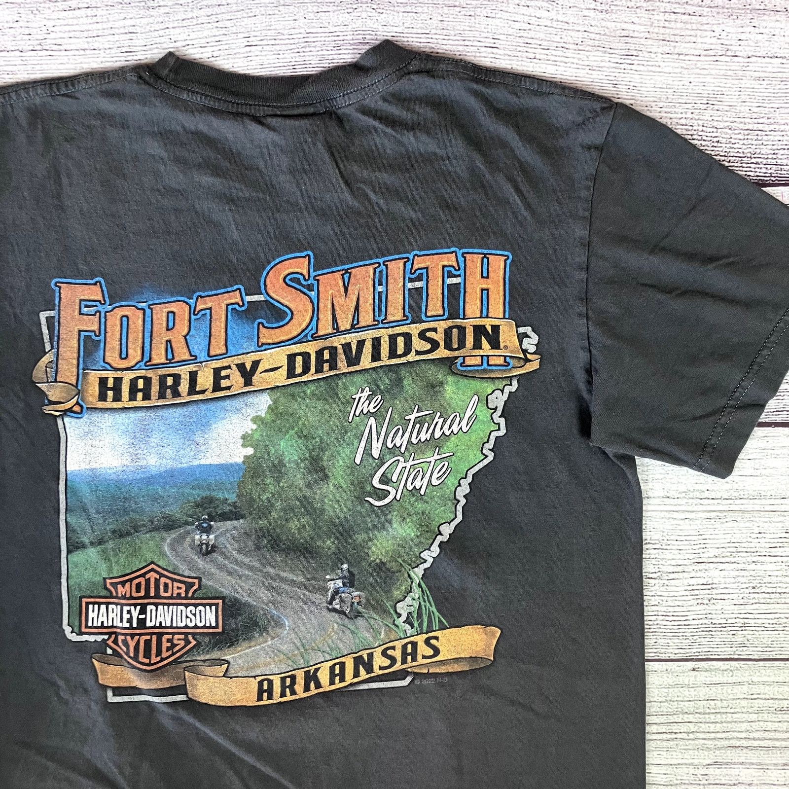 Harley Davidson Harley Davidson Motorcycles Fort Smith, Arkansas T-shirt Size US M / EU 48-50 / 2 - 2 Thumbnail