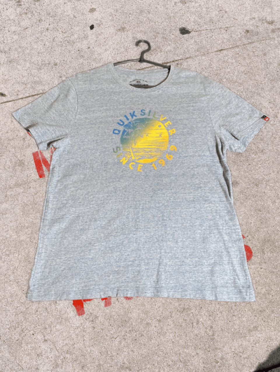 Japanese Brand × Quiksilver × Vintage 80’s Vintage Quiksilver T Shirt Surf Style O’Neill Size US XL / EU 56 / 4 - 1 Thumbnail