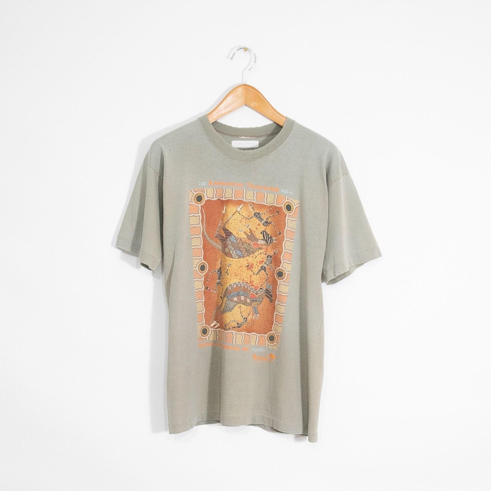 Vintage Vintage 90s Australian Aboriginal Art Tee L - Single Stitch Size US L / EU 52-54 / 3 - 1 Thumbnail