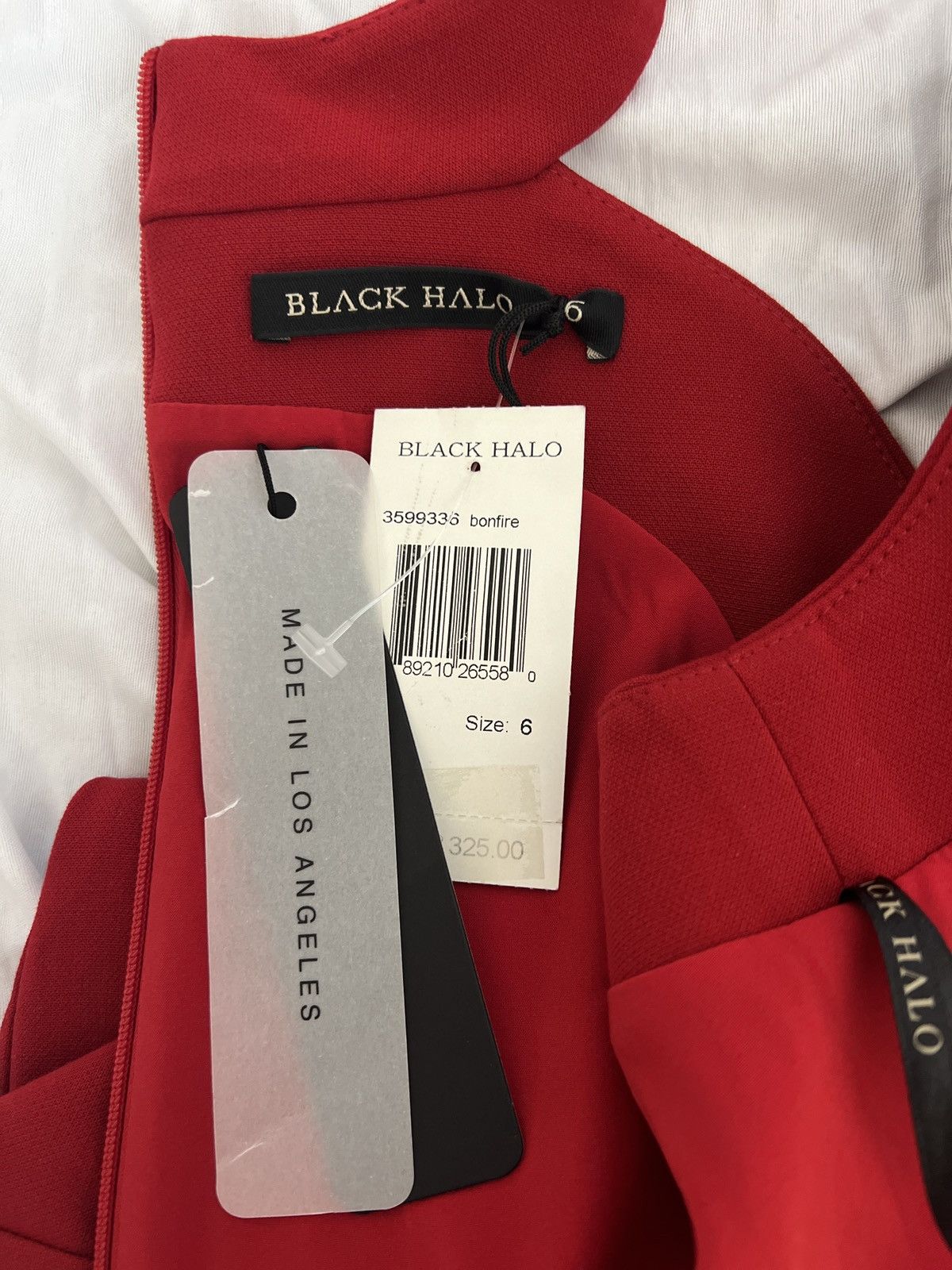 Black Halo Black Halo Red Midi Dress size 6 new Size M / US 6-8 / IT 42-44 - 6 Thumbnail