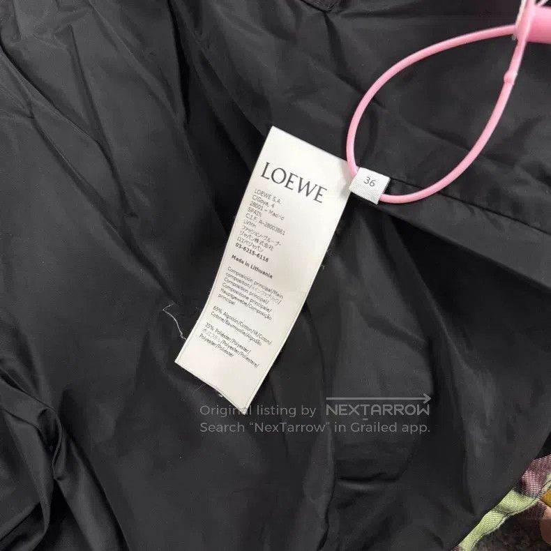 Loewe Loewe Back embossed floral print down jacket Size XS / US 0-2 / IT 36-38 - 6 Thumbnail
