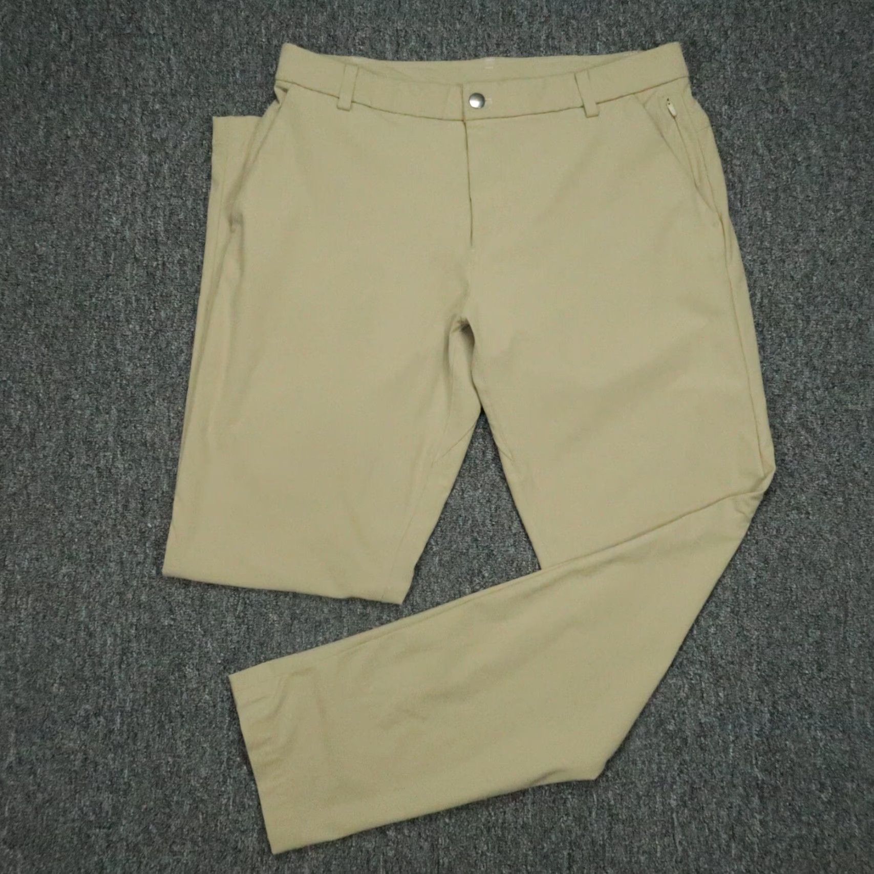 Lululemon Lululemon Pants Men 34x33 Chino Classic Warpstreme 5-Pocket Beige Khaki Tan Size US 34 / EU 50 - 2 Thumbnail
