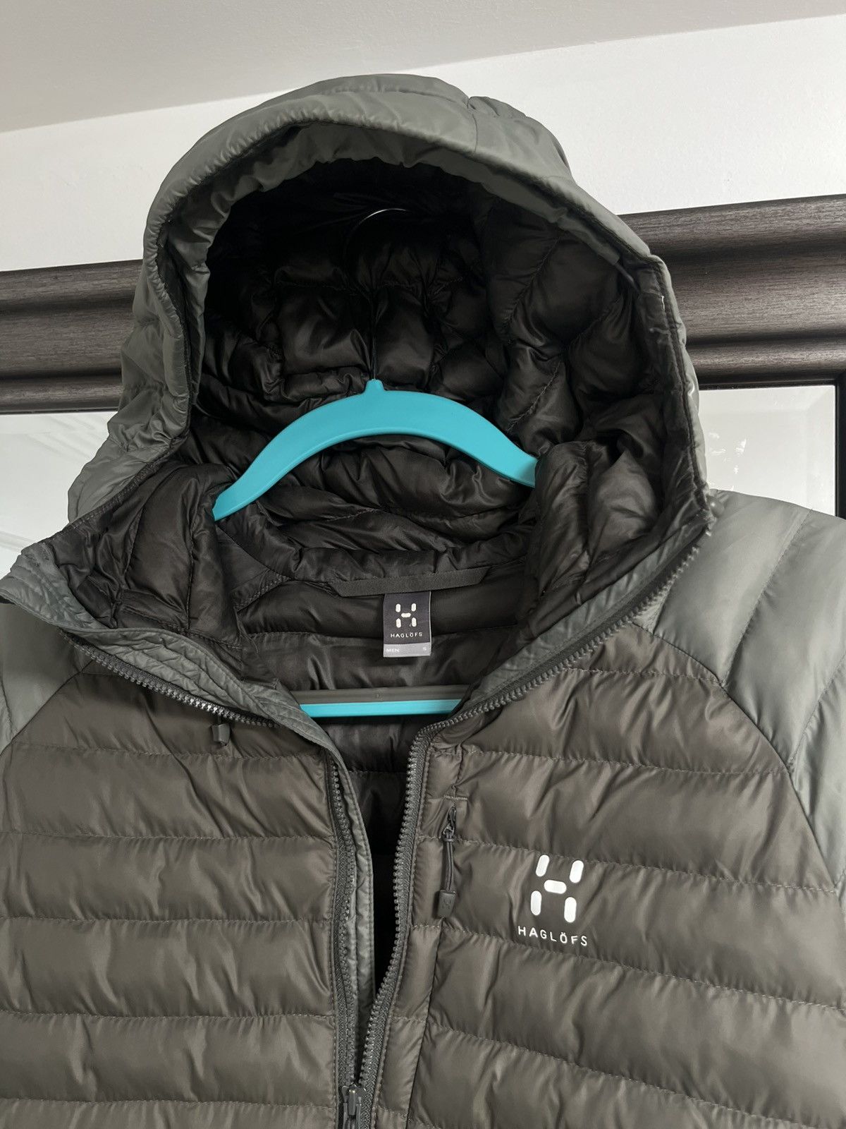 Haglofs Haglofs grey and green khaki microlight pertex puffer jacket Size US S / EU 44-46 / 1 - 2 Thumbnail