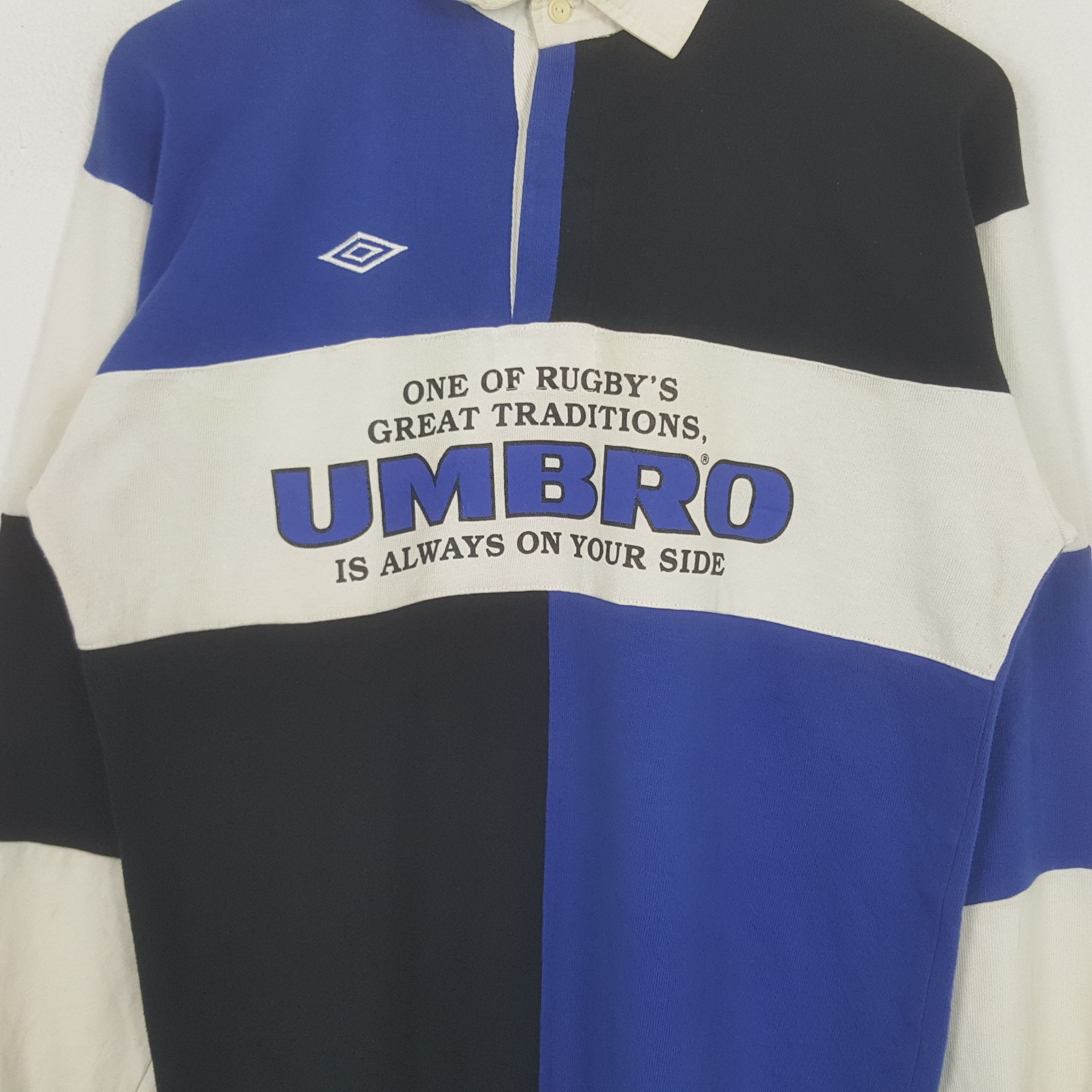 Umbro Vintage Umbro Sportswear Rugby Polos C301N40 Size US L / EU 52-54 / 3 - 2 Thumbnail