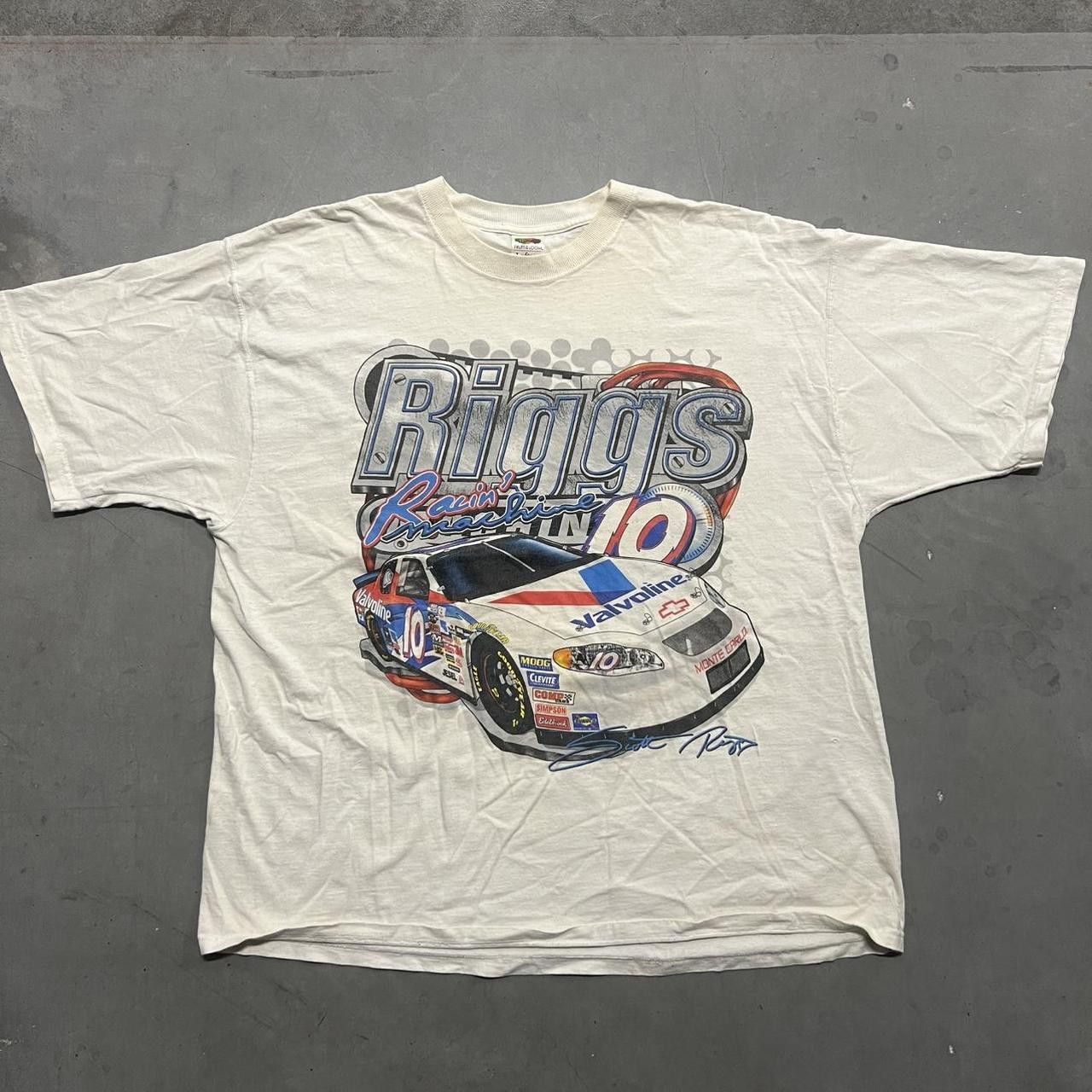 NASCAR × Vintage Vintage Y2K Nascar 2004 Scott Riggs Racin Machine Tee Size US XXL / EU 58 / 5 - 1 Thumbnail
