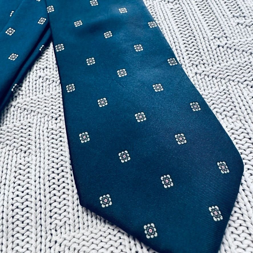 Halston Vintage Halston blue silk tie Size ONE SIZE - 2 Thumbnail