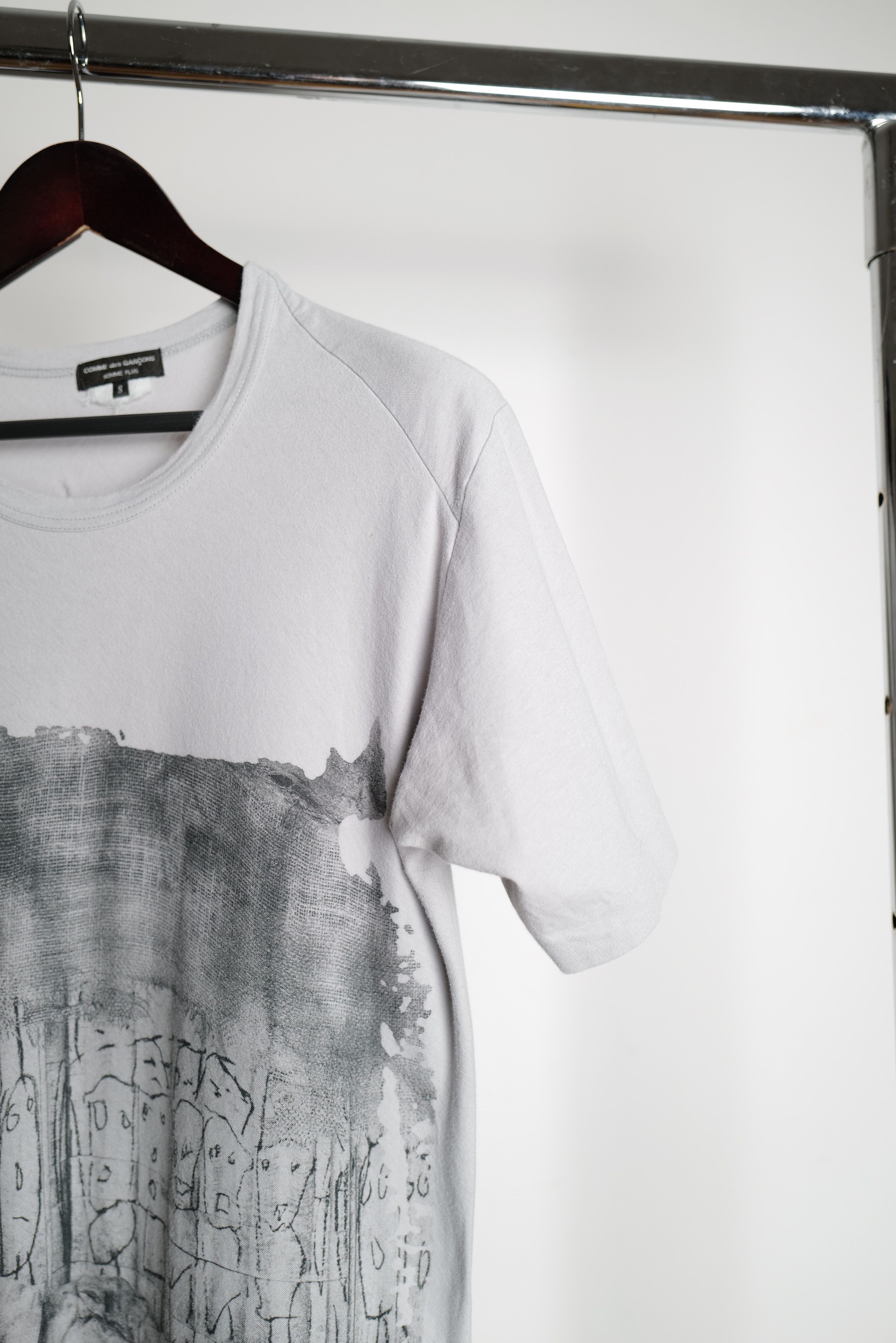 Comme des Garcons CDG LONG ASYMMETRIC T-SHIRT Size US M / EU 48-50 / 2 - 6 Thumbnail