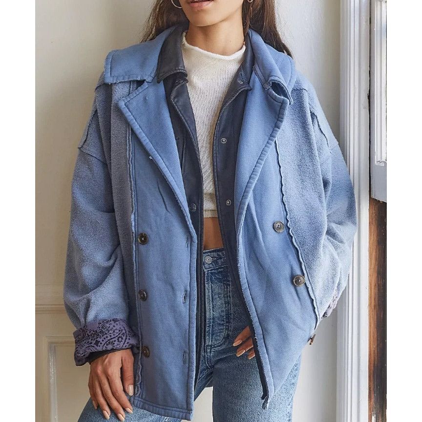 Free People Free People Bayside Blazer Oversized Boho Chic Indie Hippie Size S / US 4 / IT 40 - 10 Thumbnail