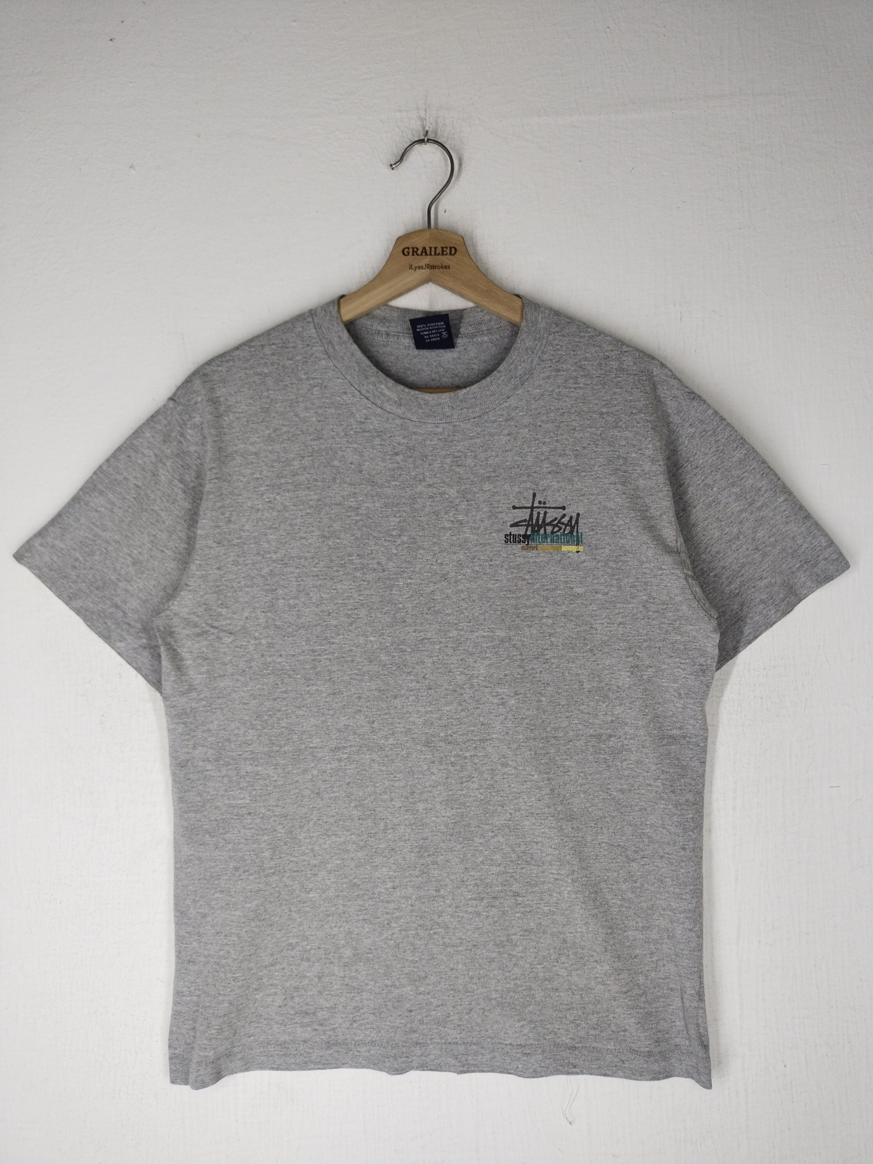 Stussy × Vintage Vintage 90's International Stussy Shirt Tee Size US M / EU 48-50 / 2 - 2 Thumbnail