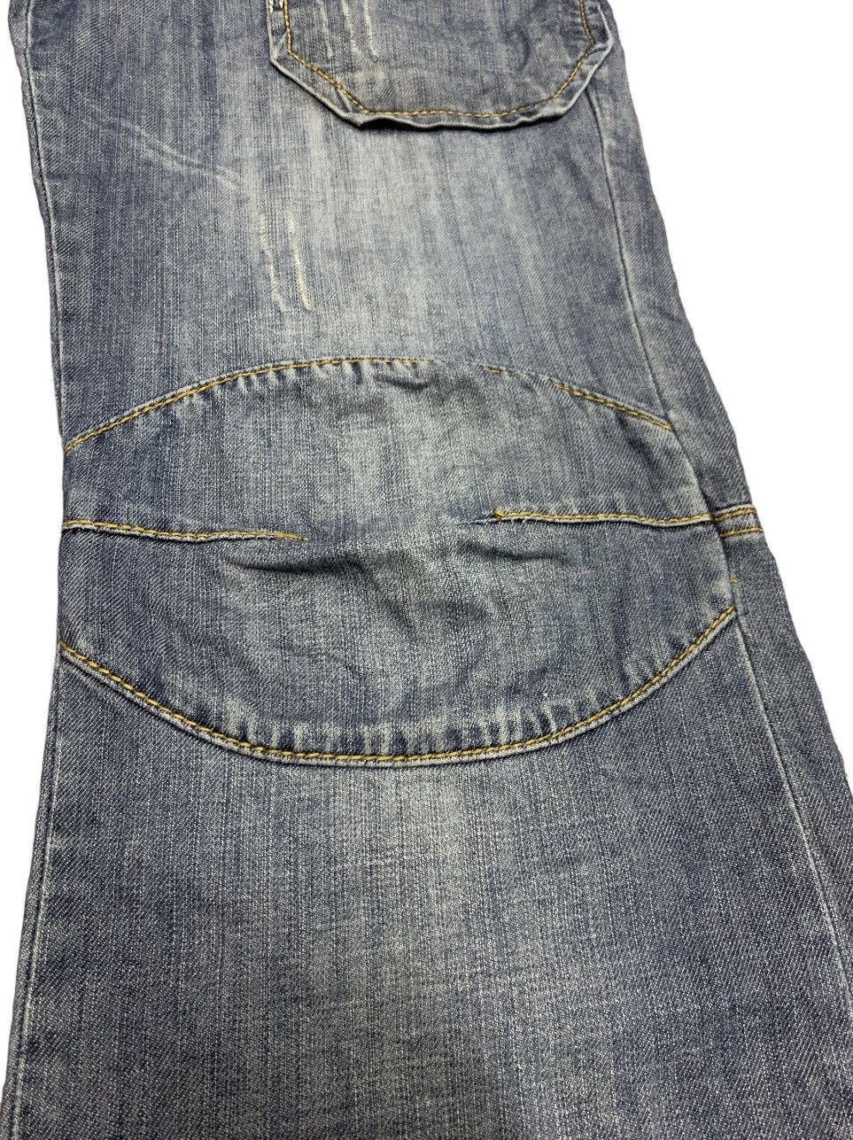 Desigual × Japanese Brand DESIGUAL FLARED MULTIPOCKET STYLISH DENIM Size US 33 - 8 Thumbnail