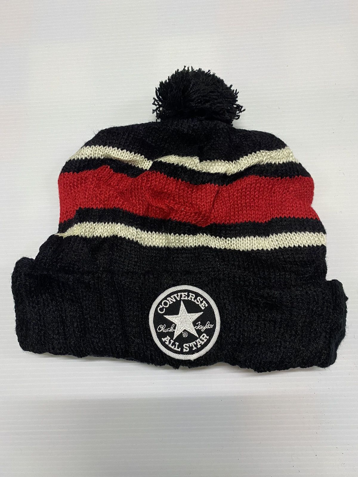 Converse Converse Small Patches Embroidery Beanie Hat Size ONE SIZE - 1 Thumbnail