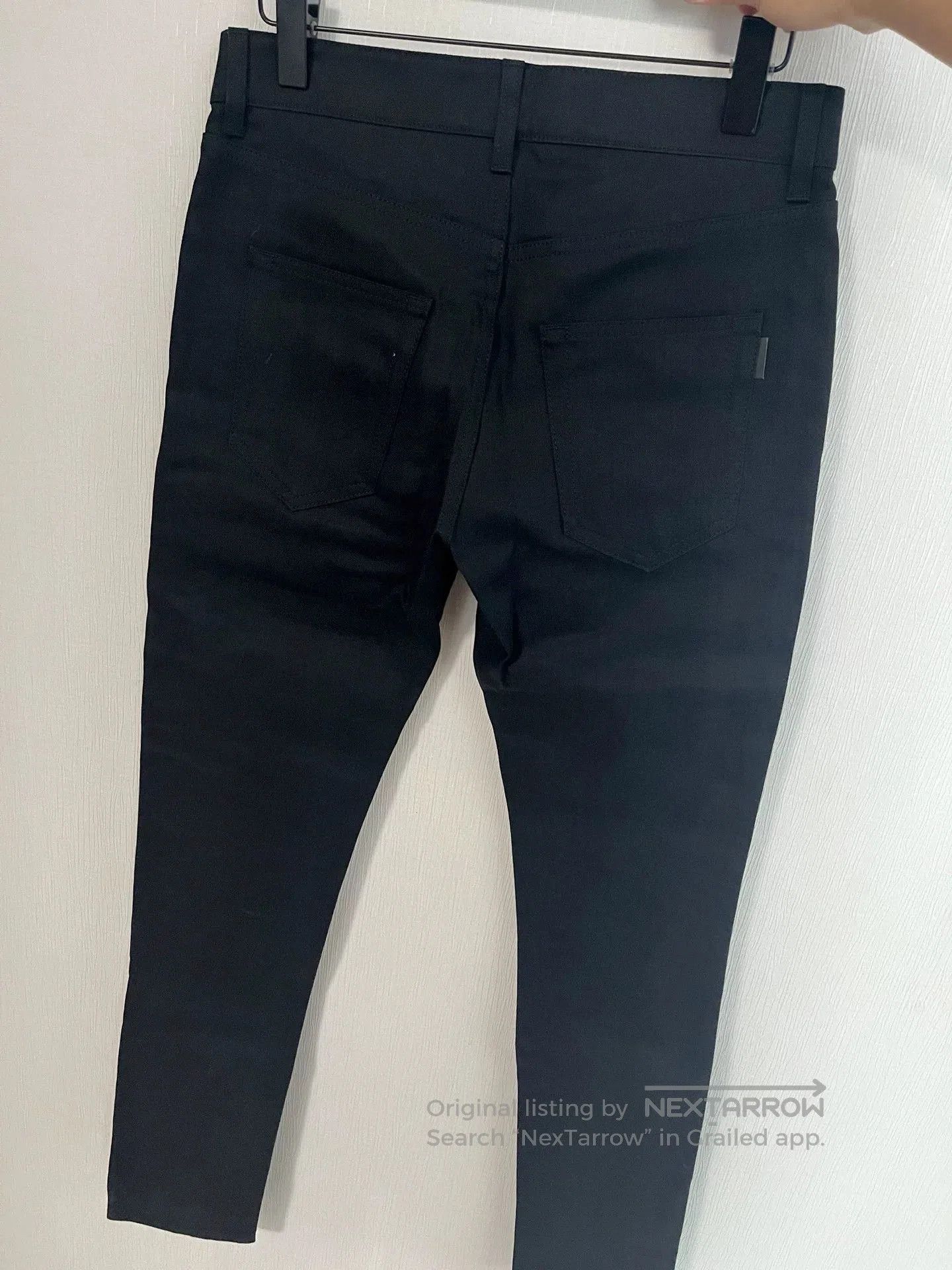 Saint Laurent Paris Saint Laurent D02 Slim Fit Black Jeans. Size US 30 / EU 46 - 3 Thumbnail