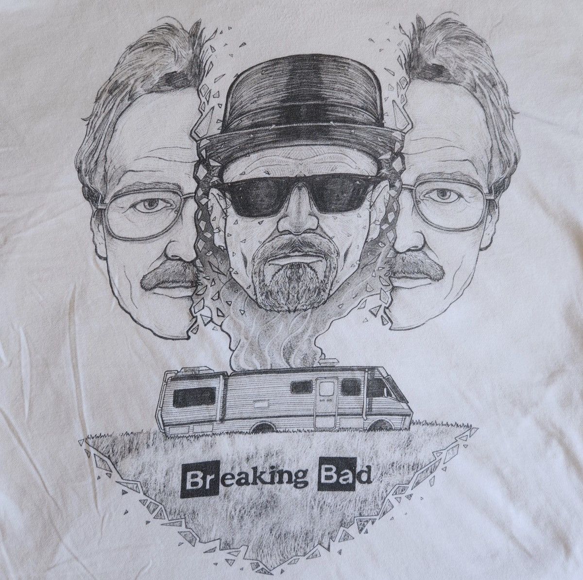 Vintage Breaking Bad Walter White tee Size US L / EU 52-54 / 3 - 1 Thumbnail