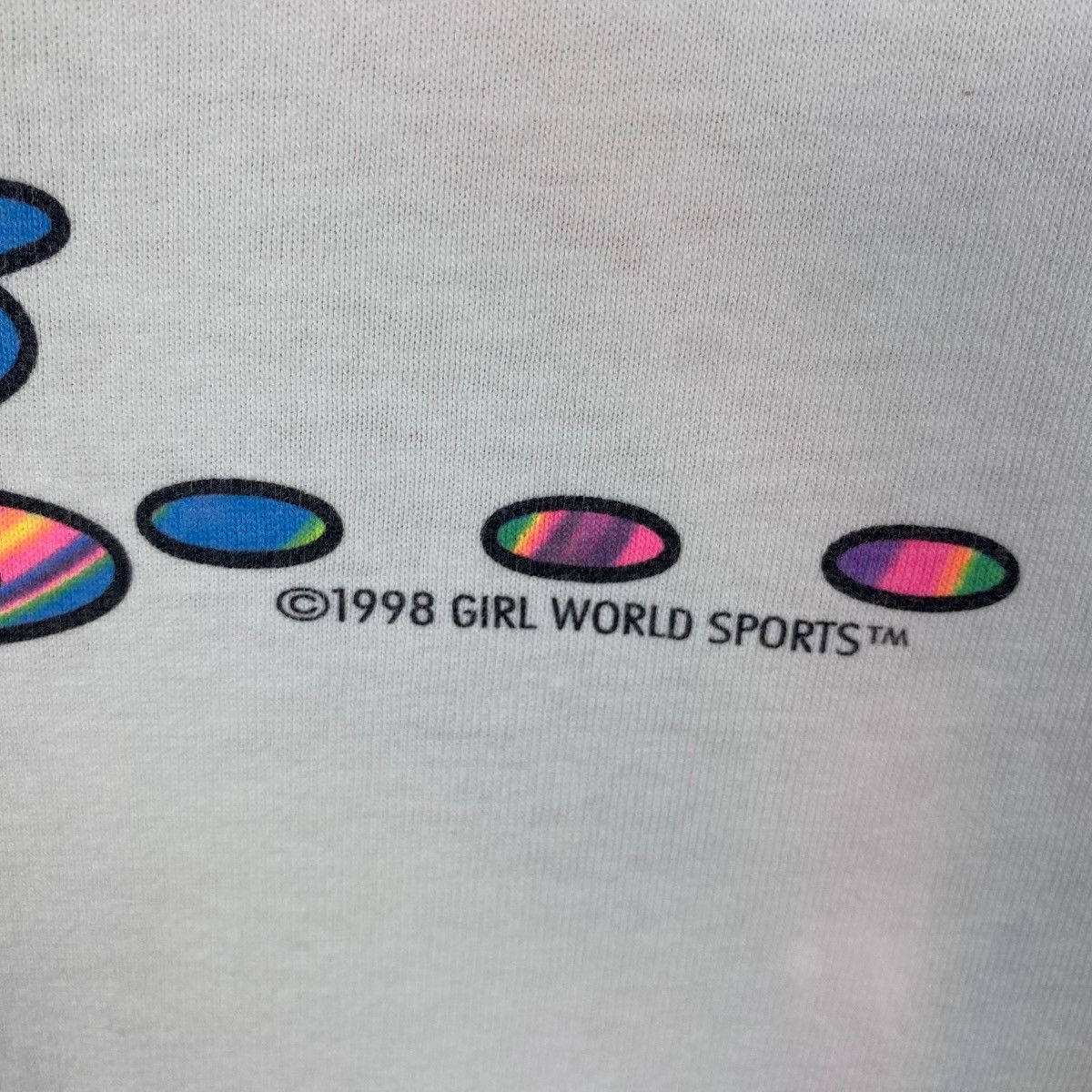 Vintage Vintage 90's I Dig Girl World Sports Graphic Tee Shirt Size US XL / EU 56 / 4 - 4 Thumbnail